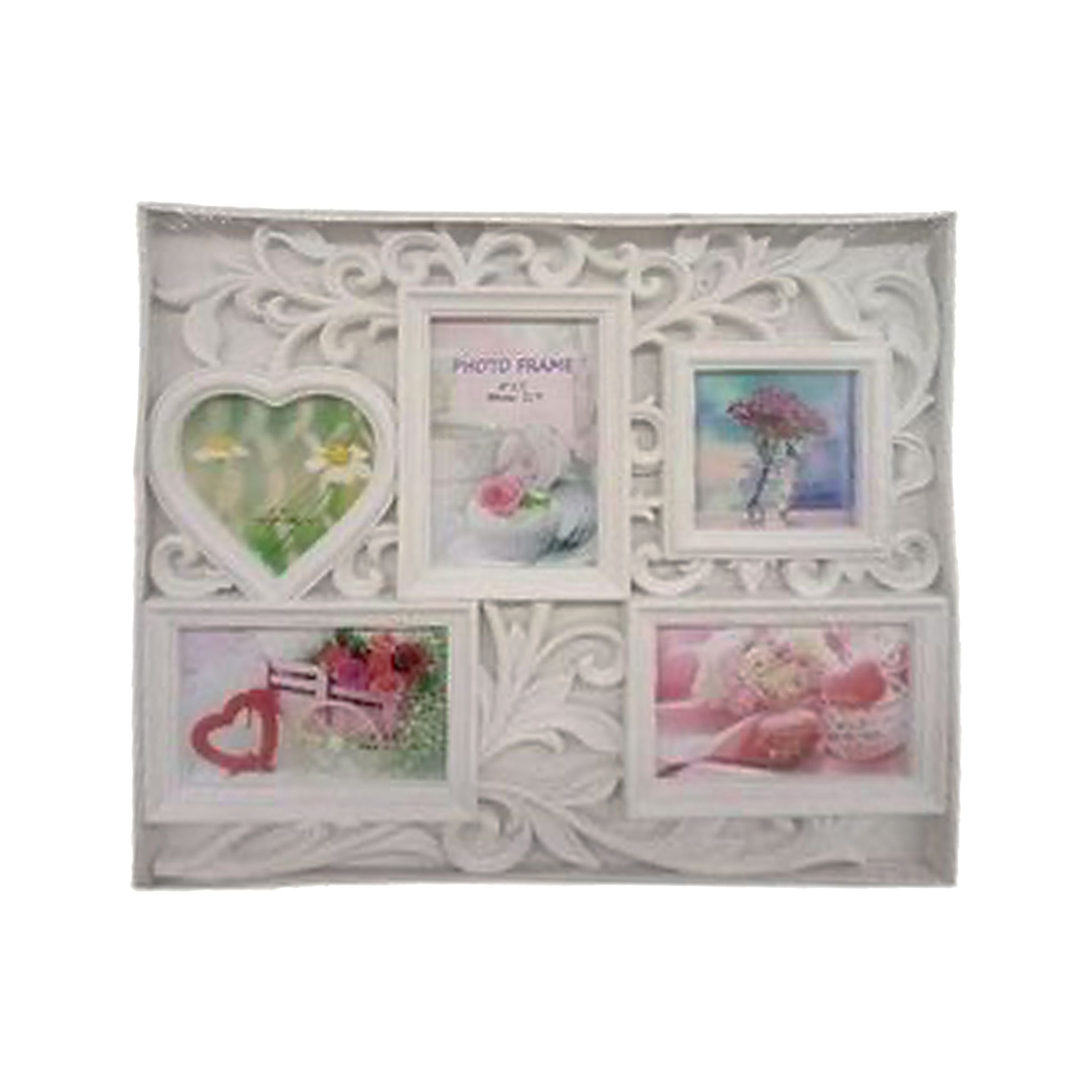 Picture Frame White/Copper HS162