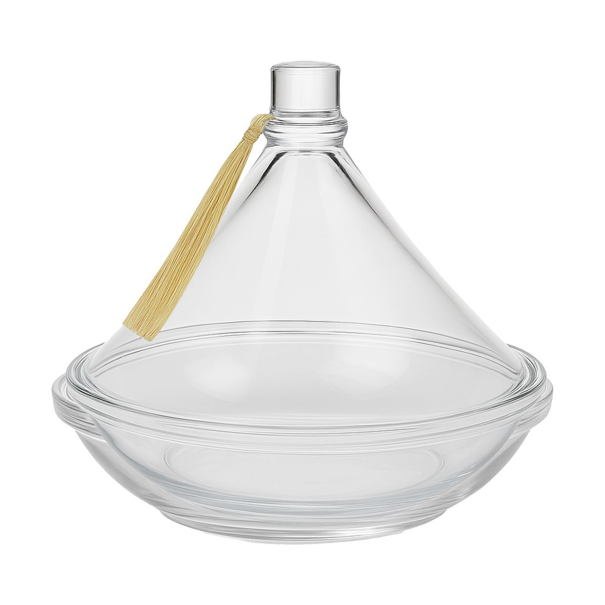 Glass Bowl with Lid 28cm (11.02inch) TG1080-28C/L1