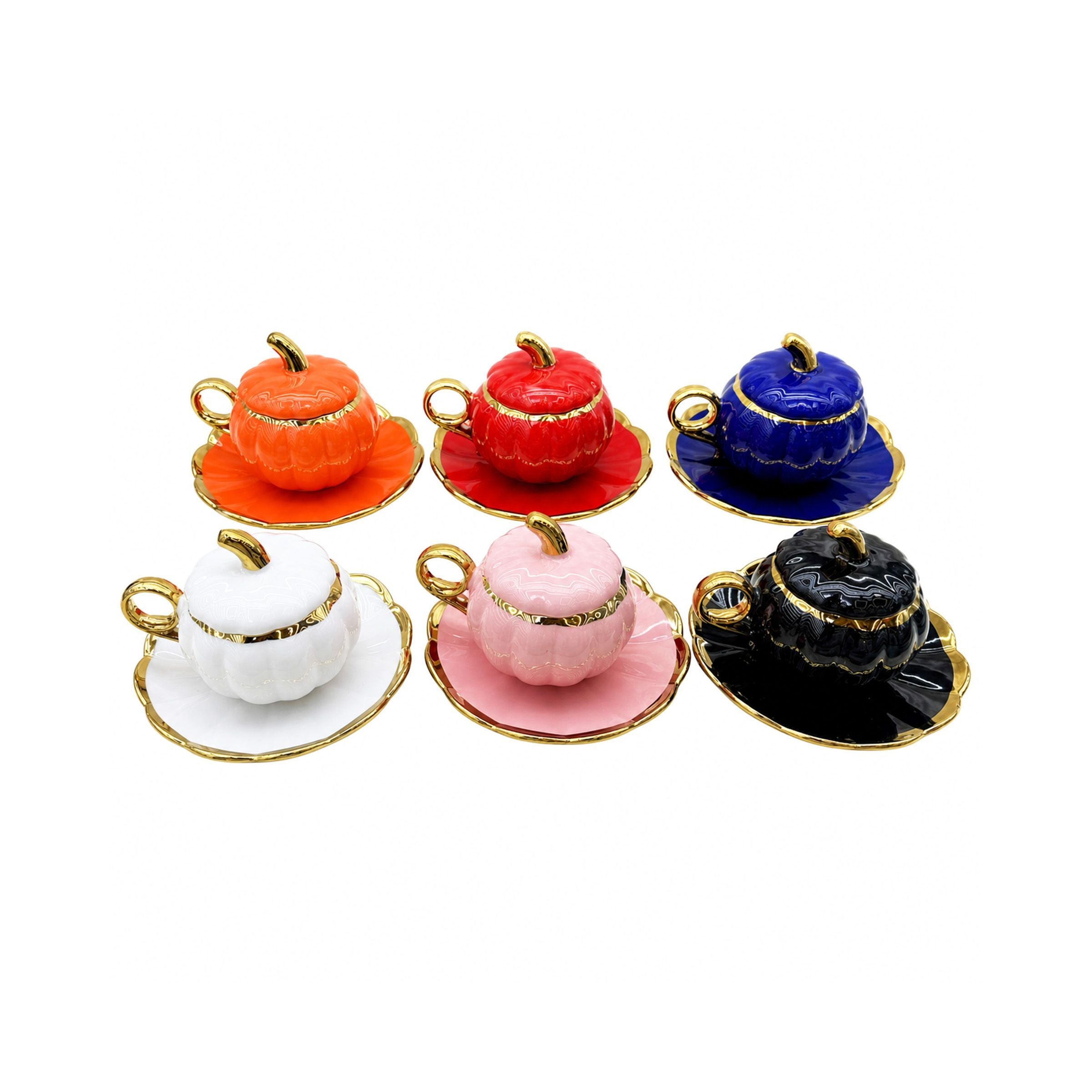Coffee Cup Set 6 Cups/Saucers S661