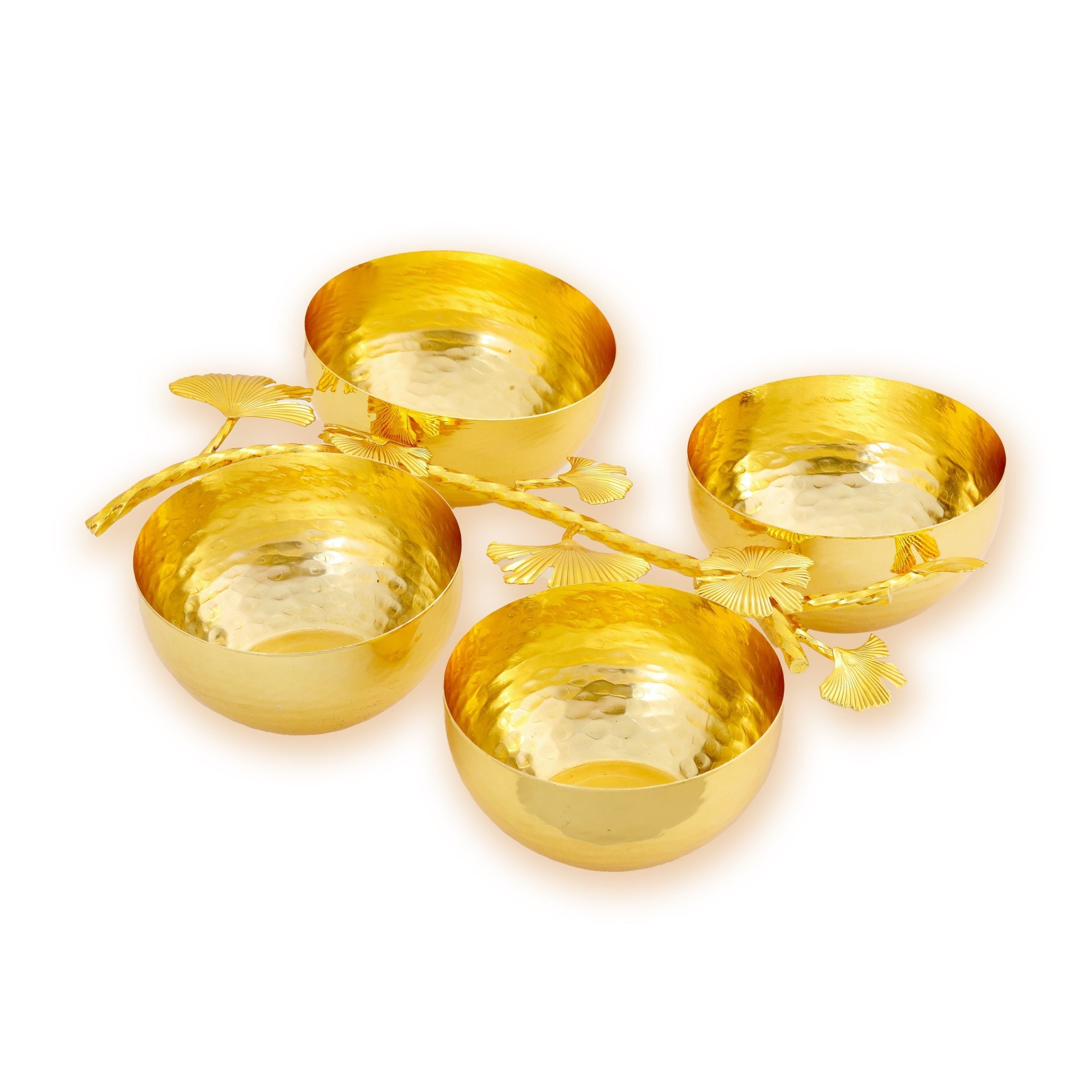 Metal Candy Bowl Set 4Pcs-Gold TW004-YX-G