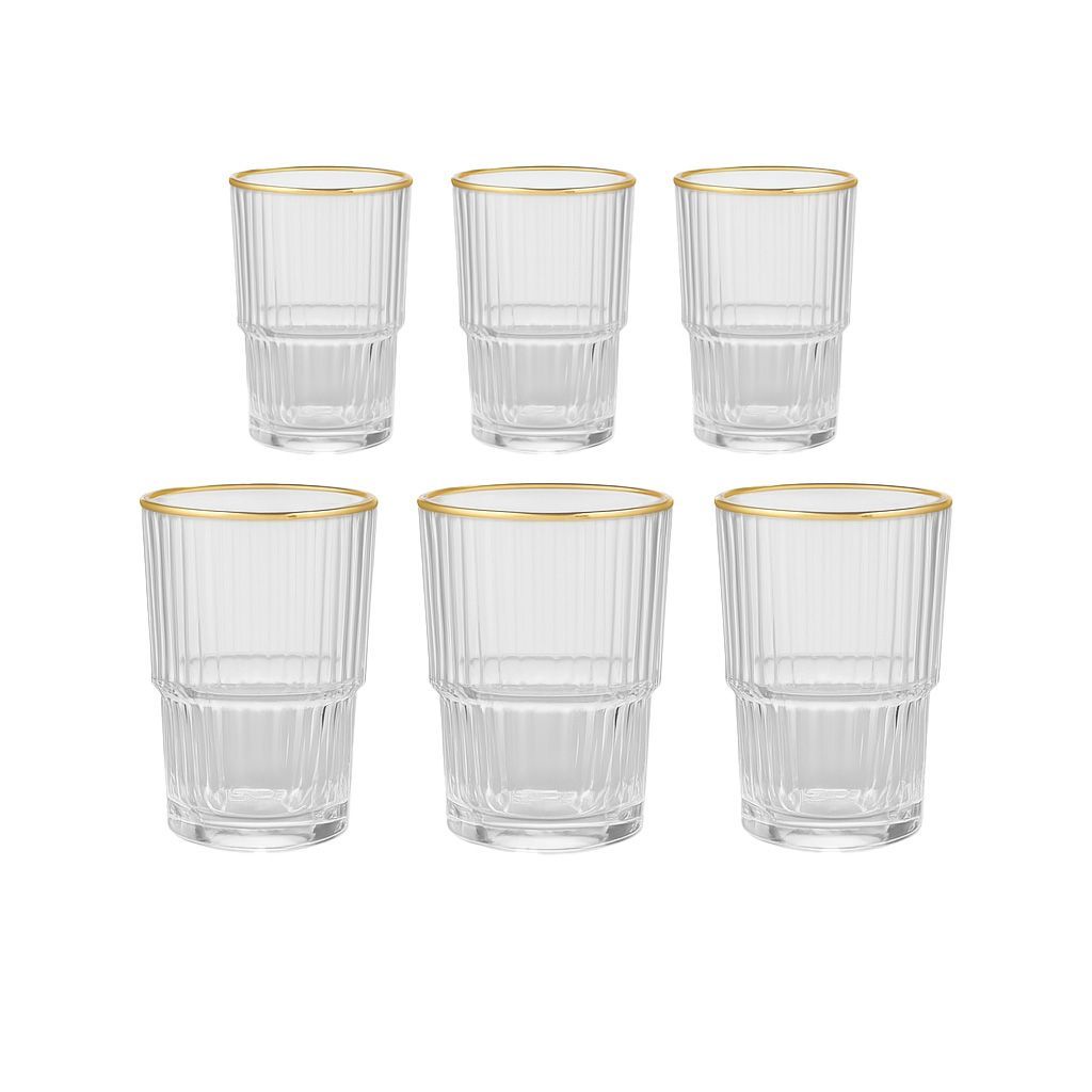 Glass Cup 6 Set 193ml TY7510-1