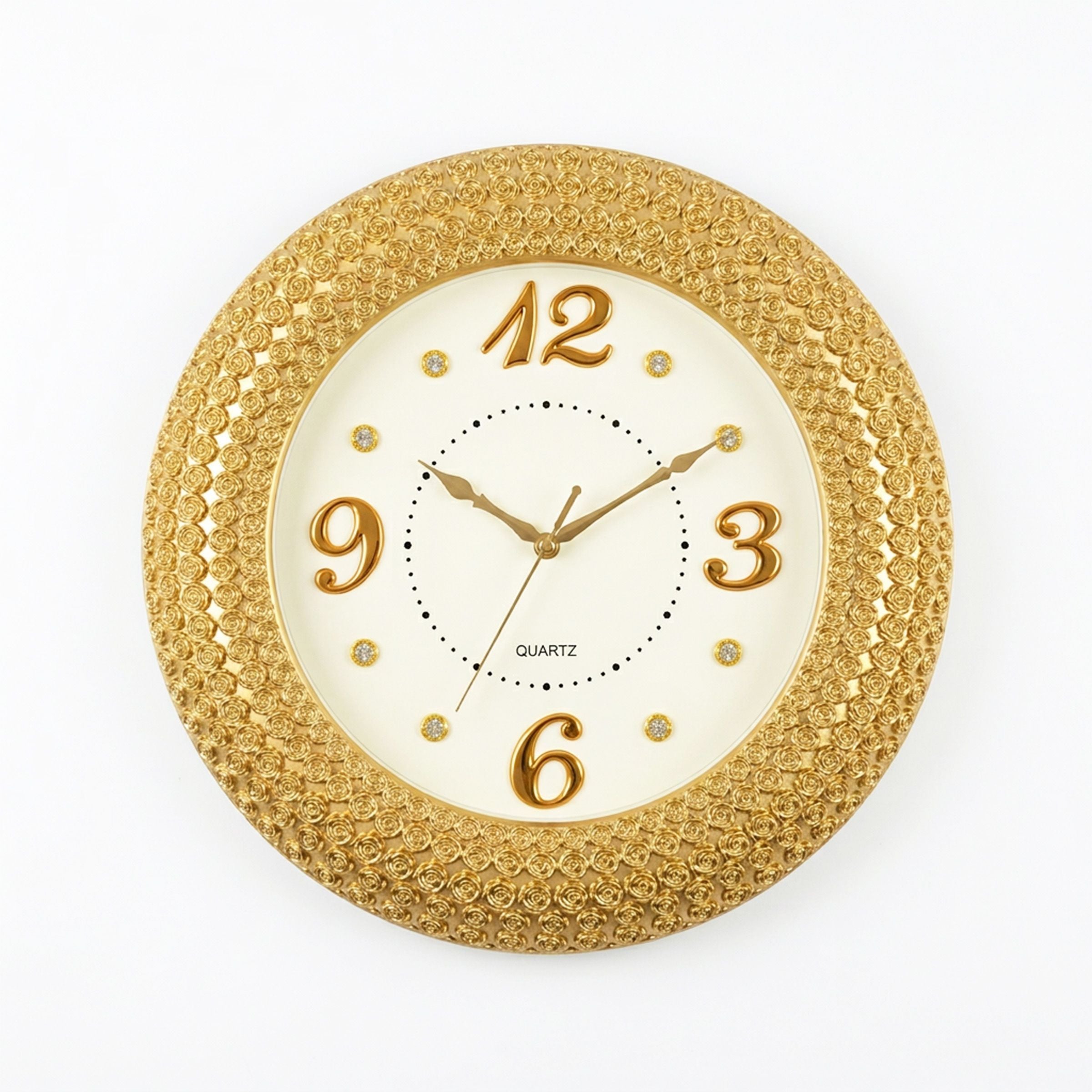 Wall Clock-Gold 44x39cm(17.32x15.35inch) A4210