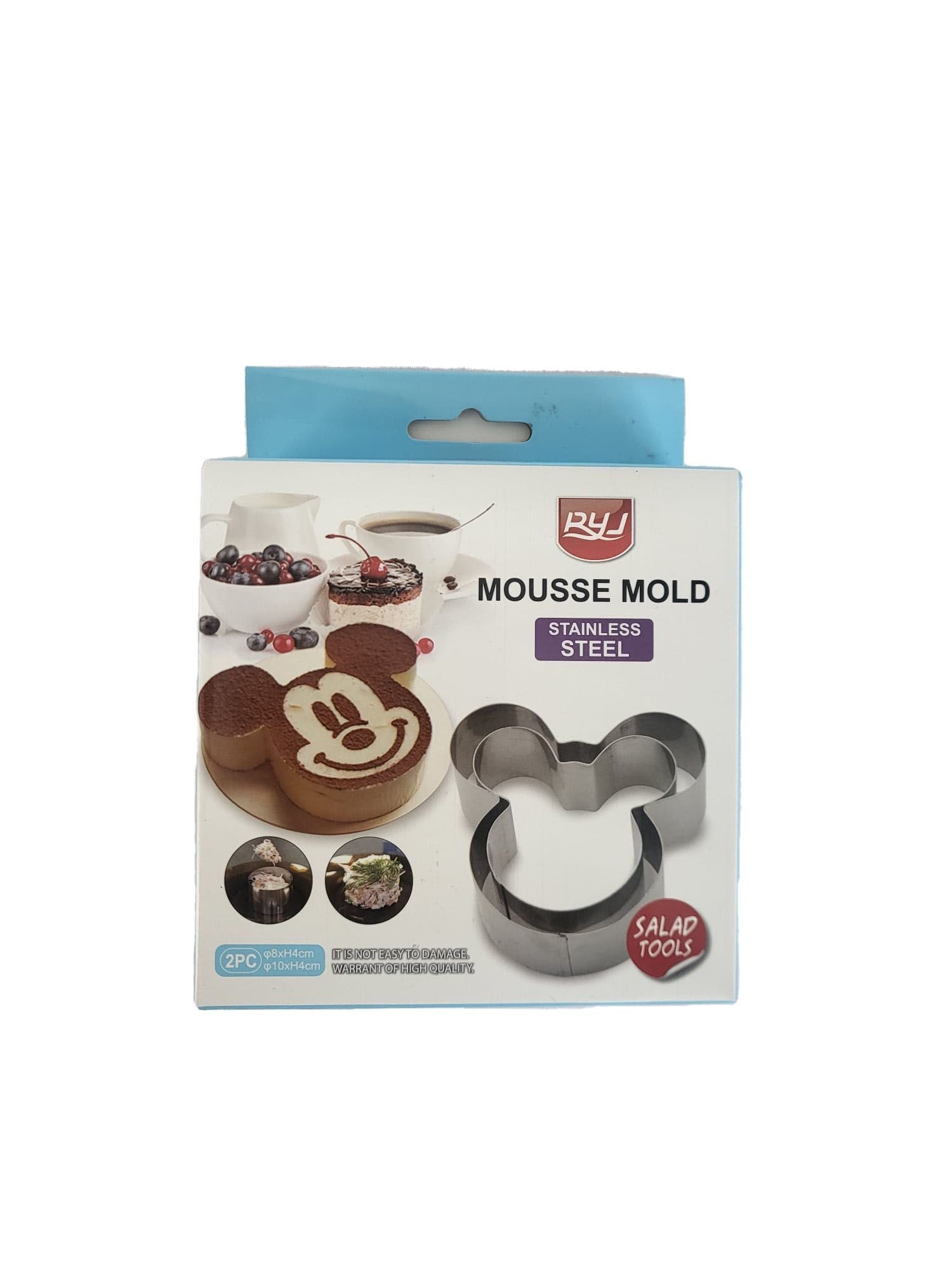 Stainless Steel Mousse and Dessert Mold 2 Set TDG-YW-58
