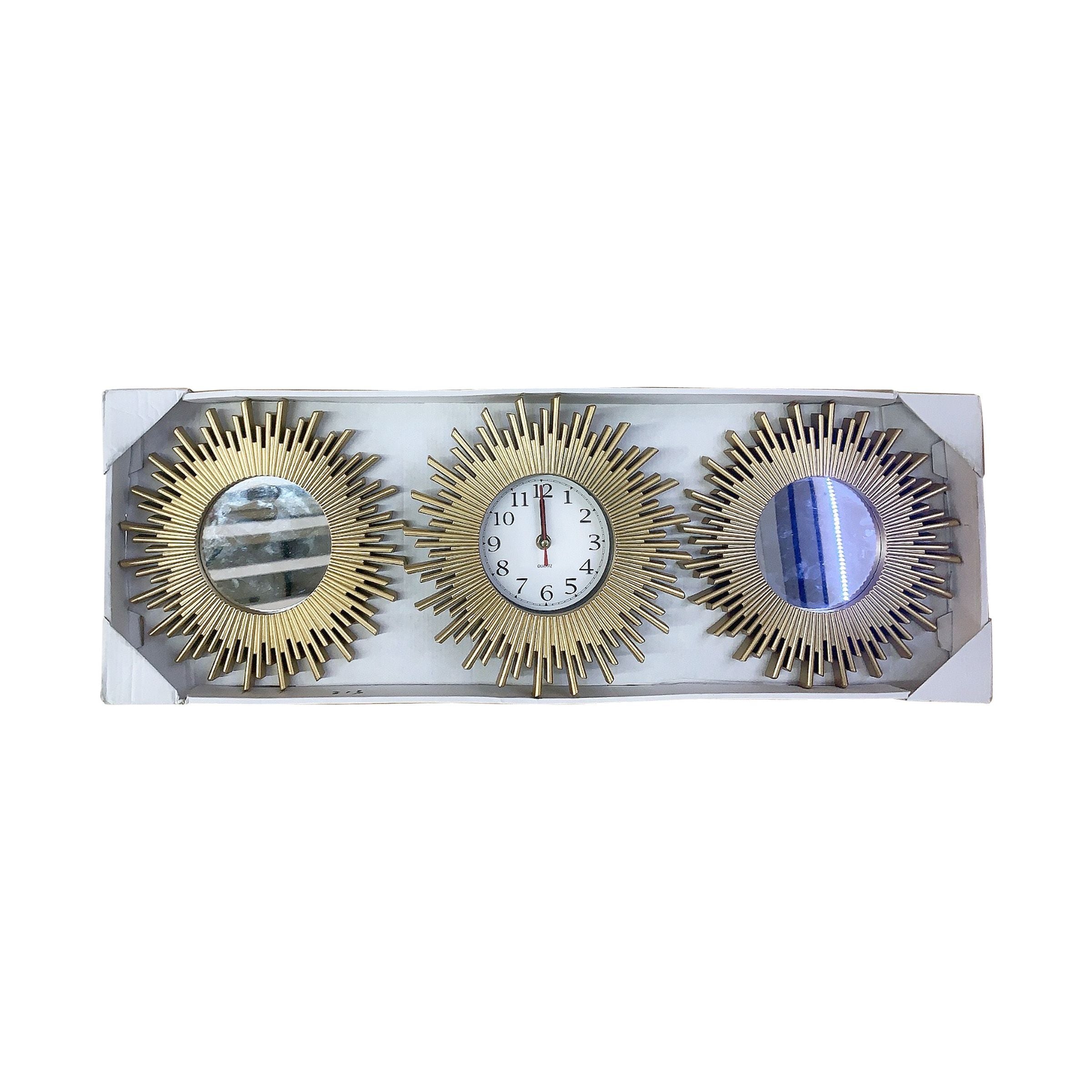 Wall Clock set Gold 212