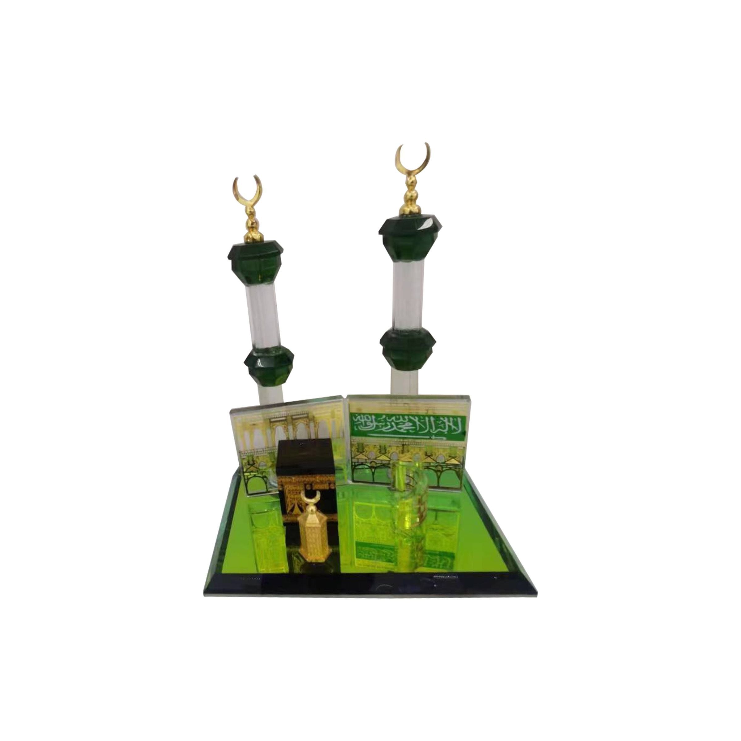 Crystal Decor with Light Mosque  150x100mm 7804-14
