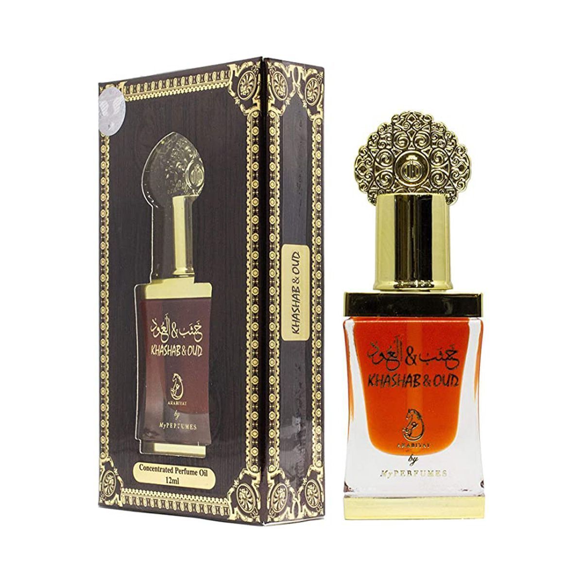 Concentrated Perfume Oil Khashab& Oud Brown 12ml