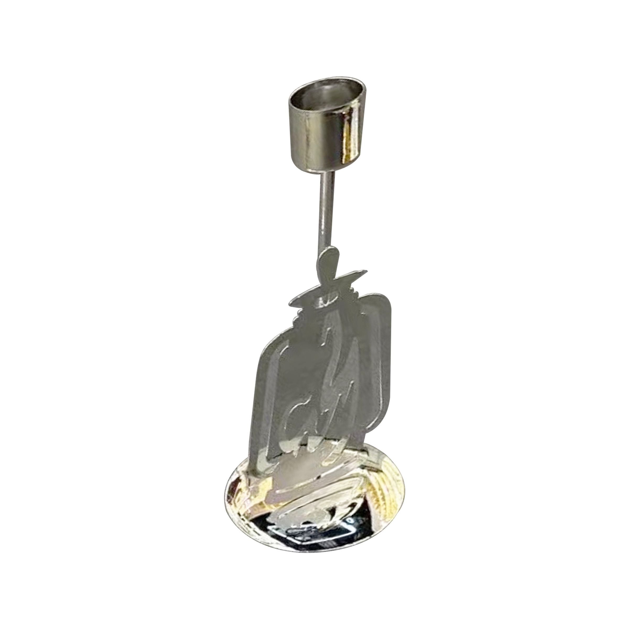 Candle Holder Arabic Silver 9x14cm (3.54x5.51inch) CS-D9