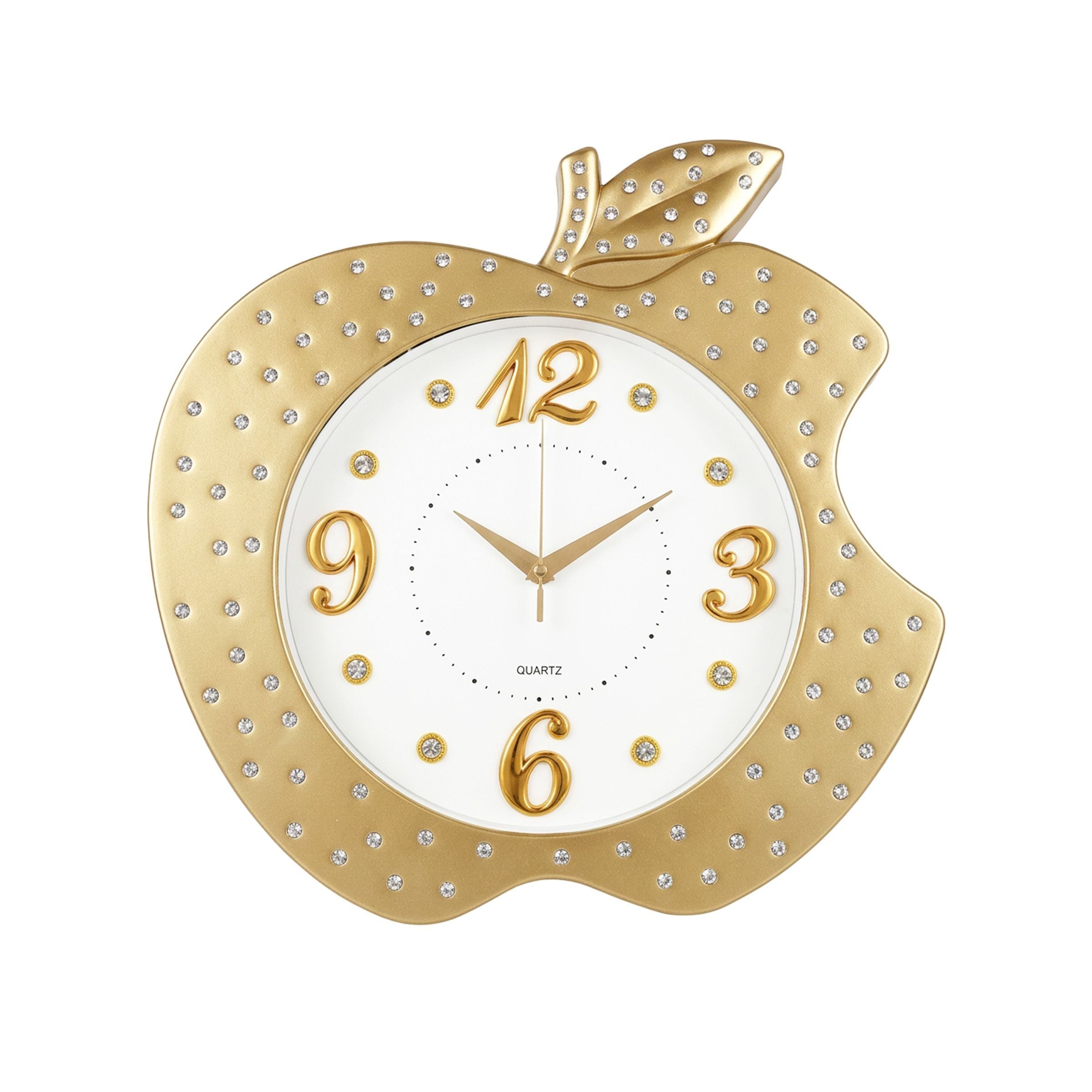 Wall Clock-Gold 40x39cm(15.75x15.35inch) A4201