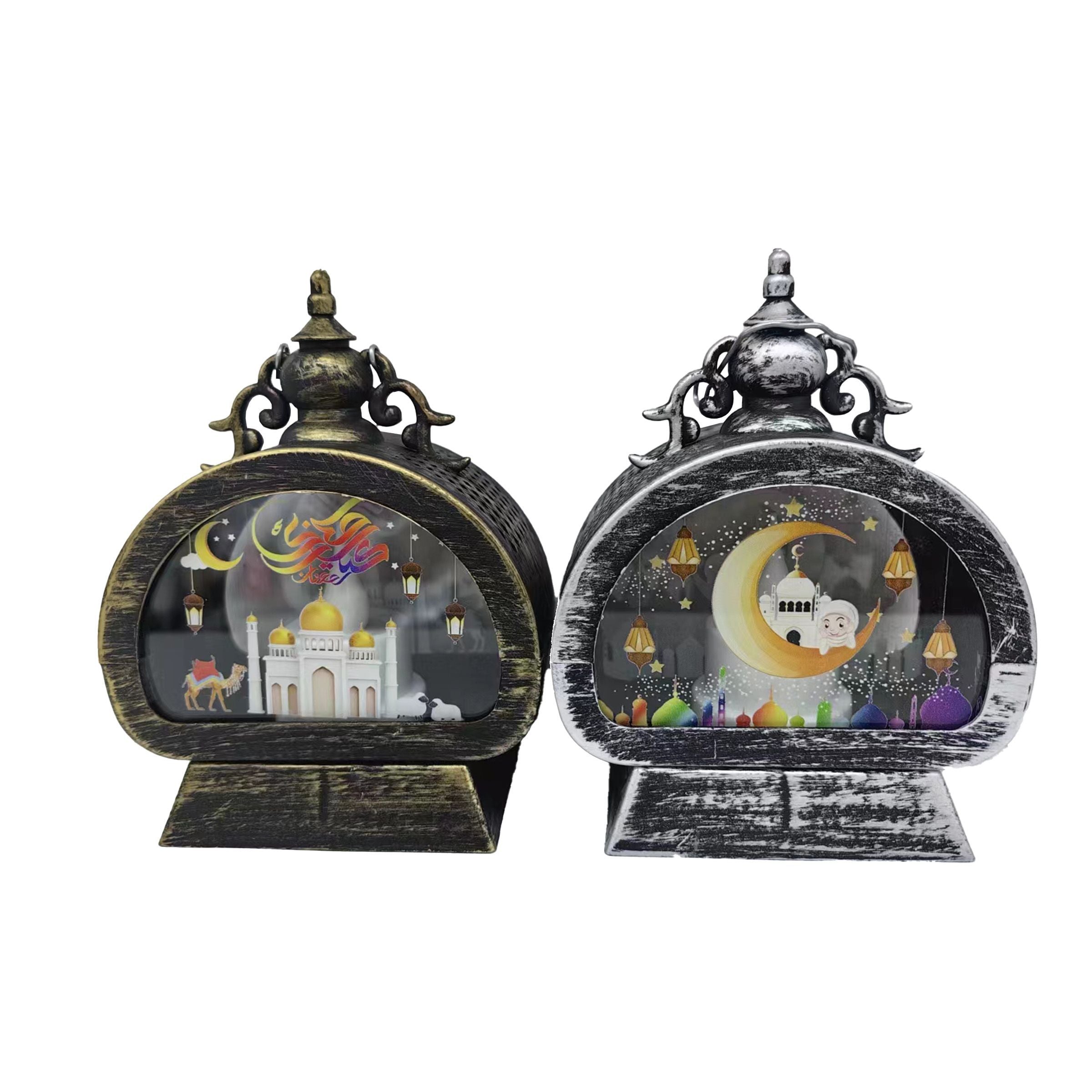 Ramadan Lantern (Antique Silver/Antique Gold Mix packing) XT-21