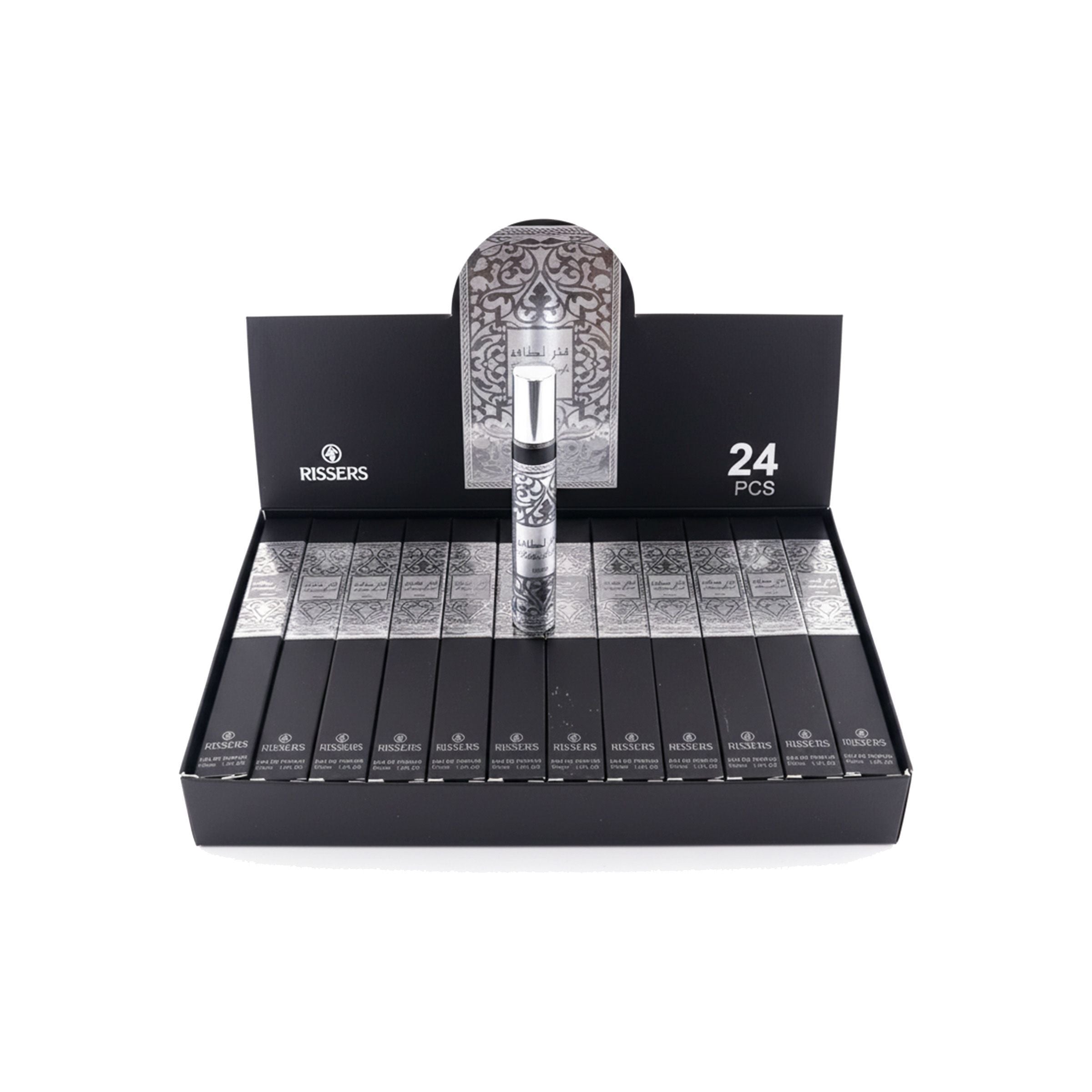 Perfume Fakkar Lattafa Black And Silver35Ml 24 Pack Rs6156