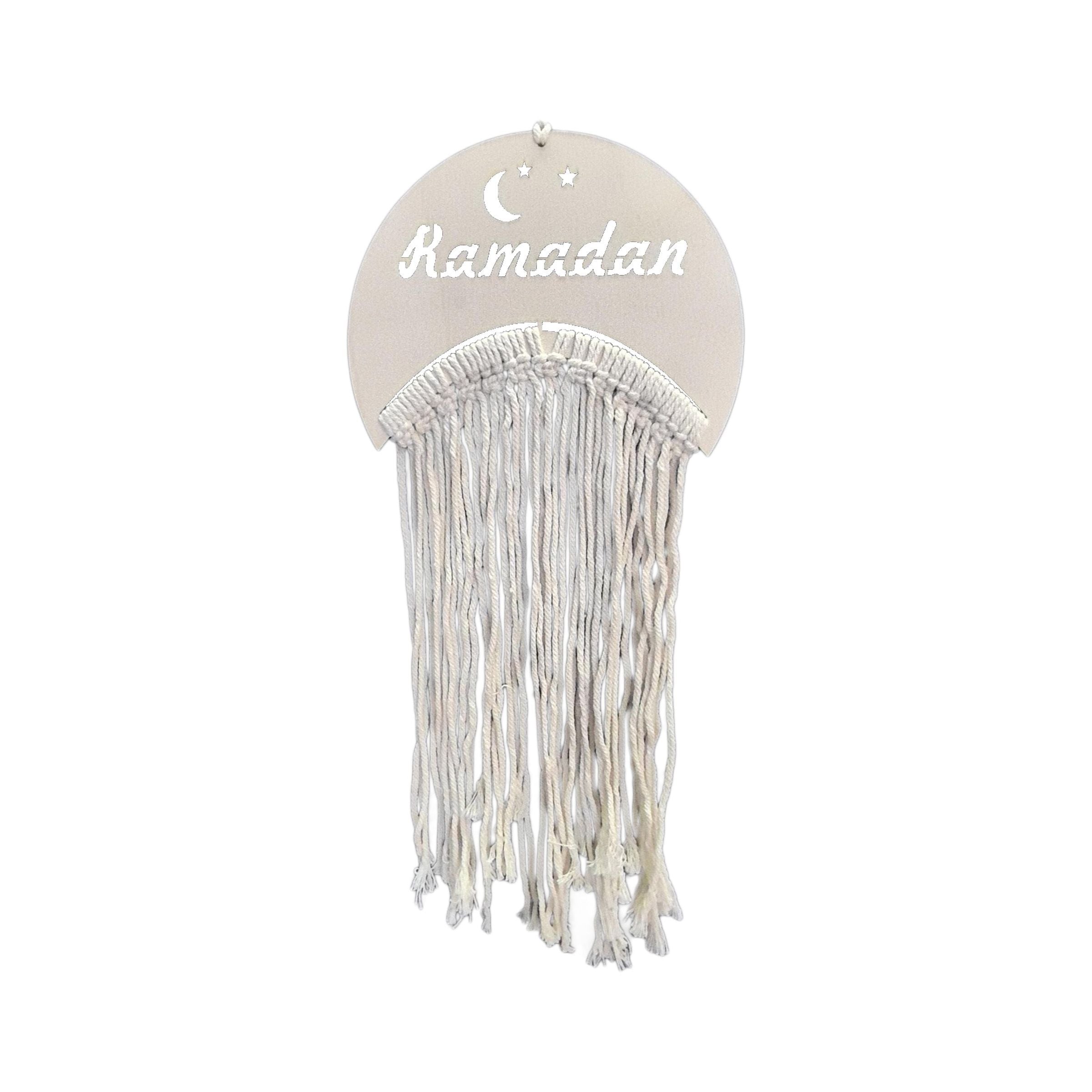 Ramadan Hanging Wall Art Beige 22x48cm(8.66x18.9inch) RM25-397