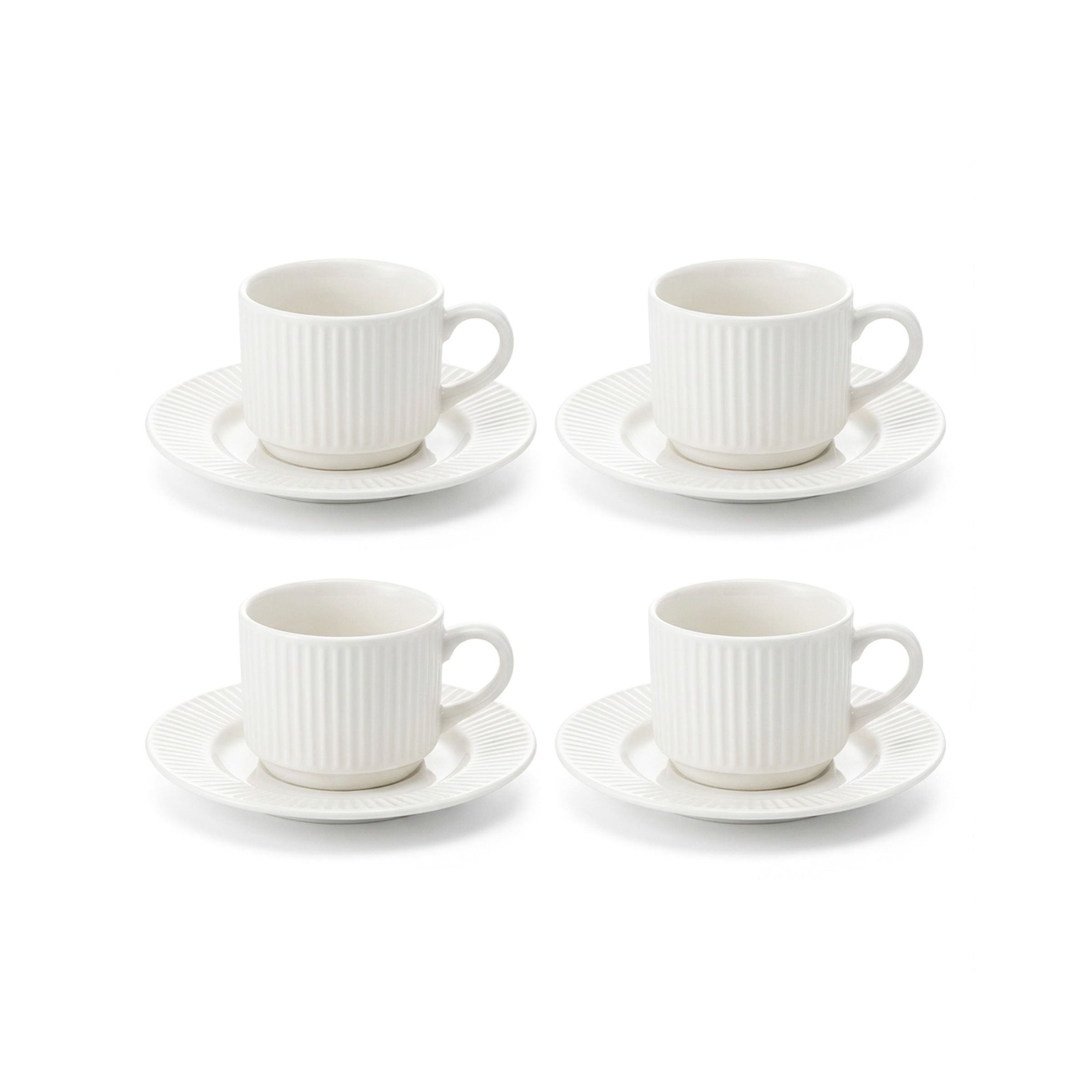 Coffee Cup Set-4Cup/Saucers D006-01