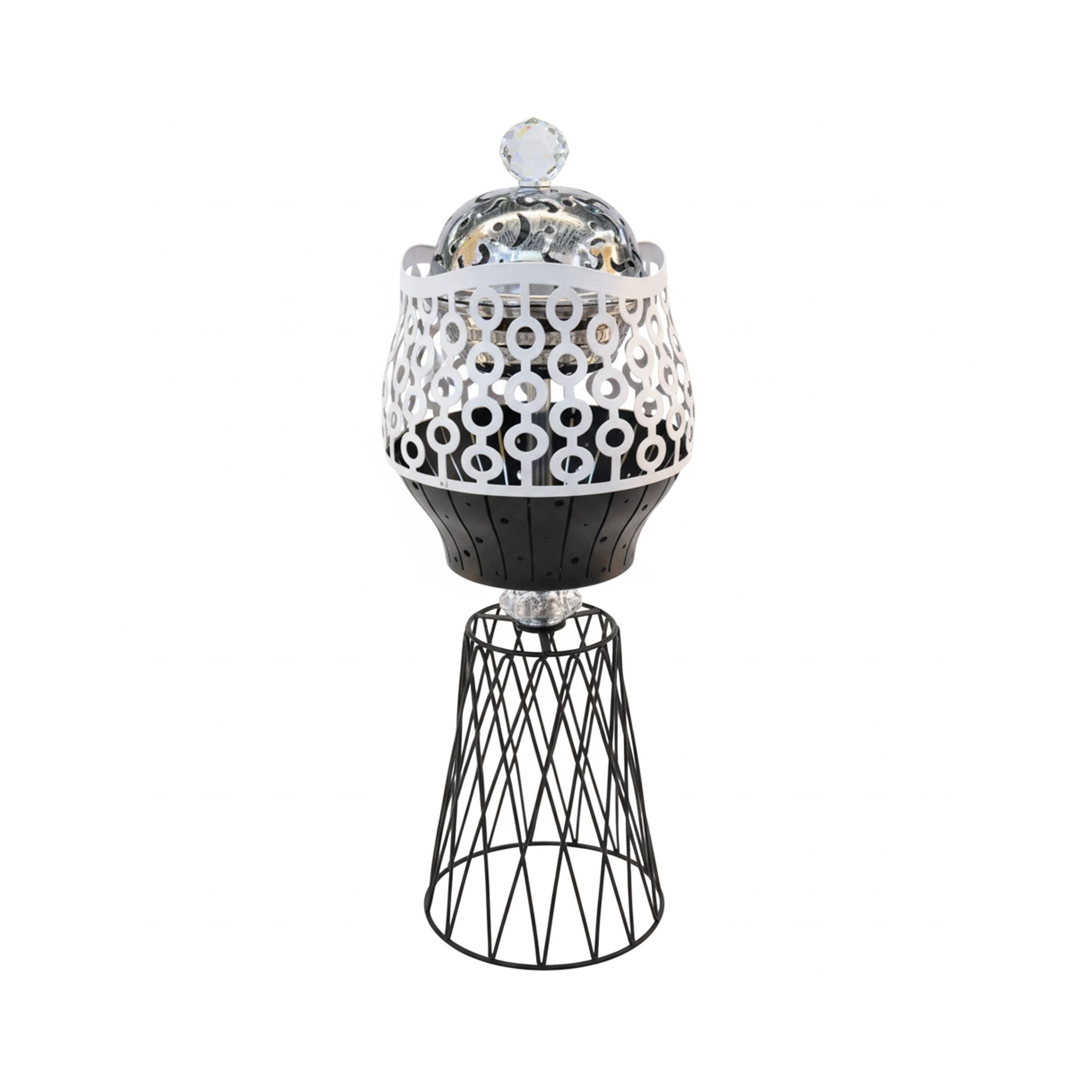 Incense Burner 60cm(23.62inch) Black+White SJ-5059