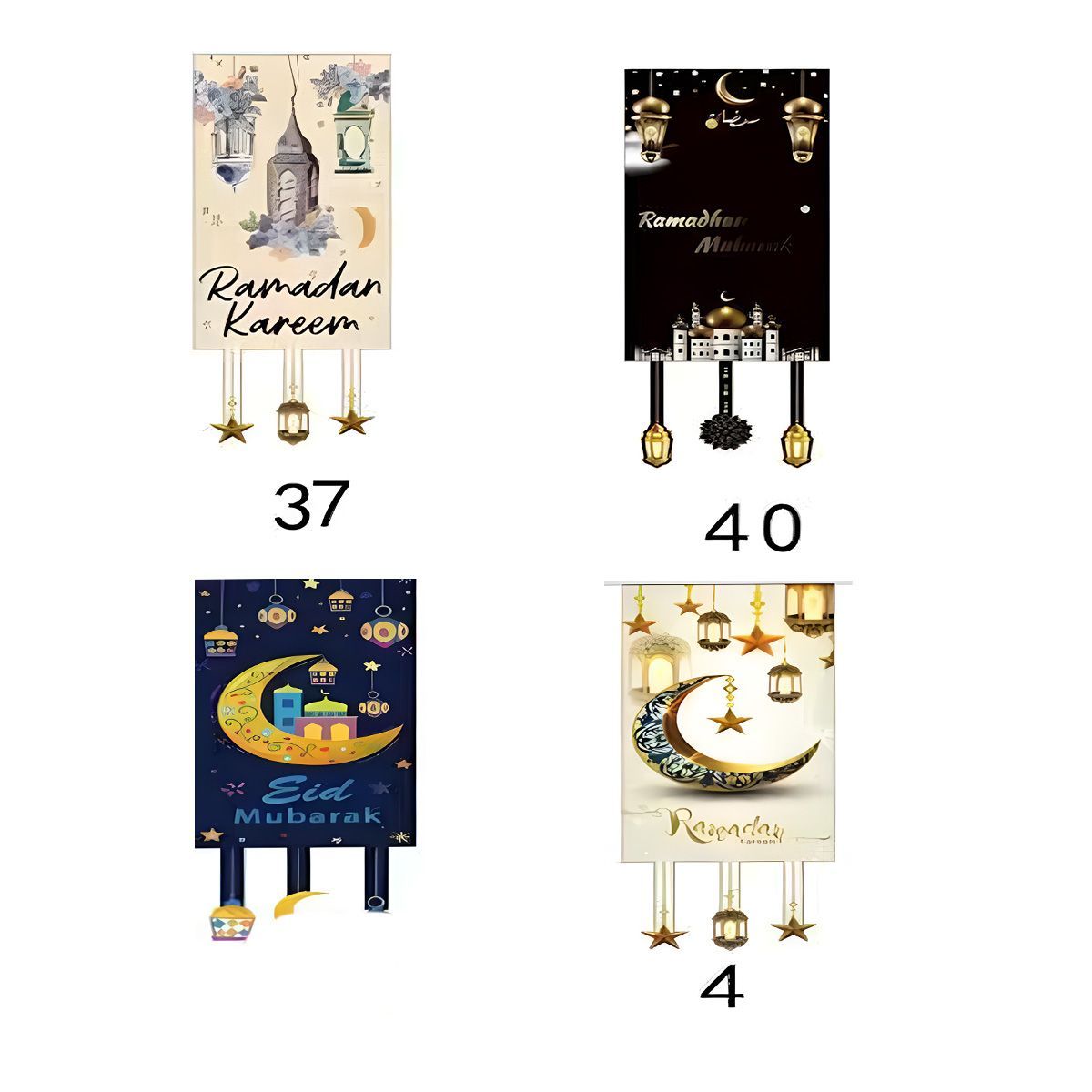 Ramadan Hanging Wall Art mix 40x80cm  RM25-339