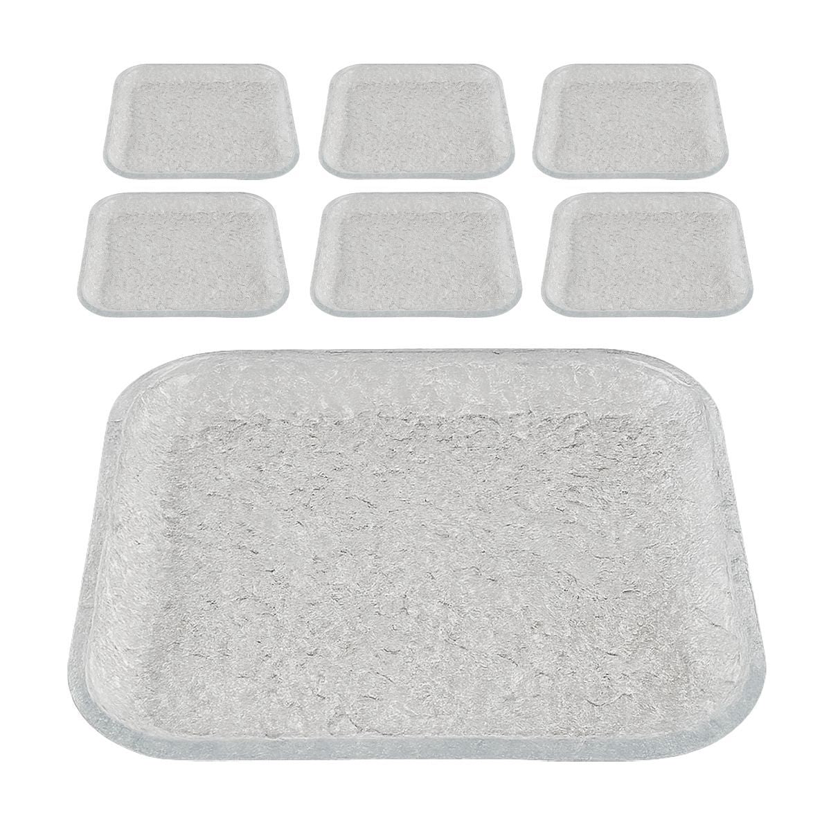 Glass Plate 7Pcs Set (1 Big/6 Small) SGP-7T