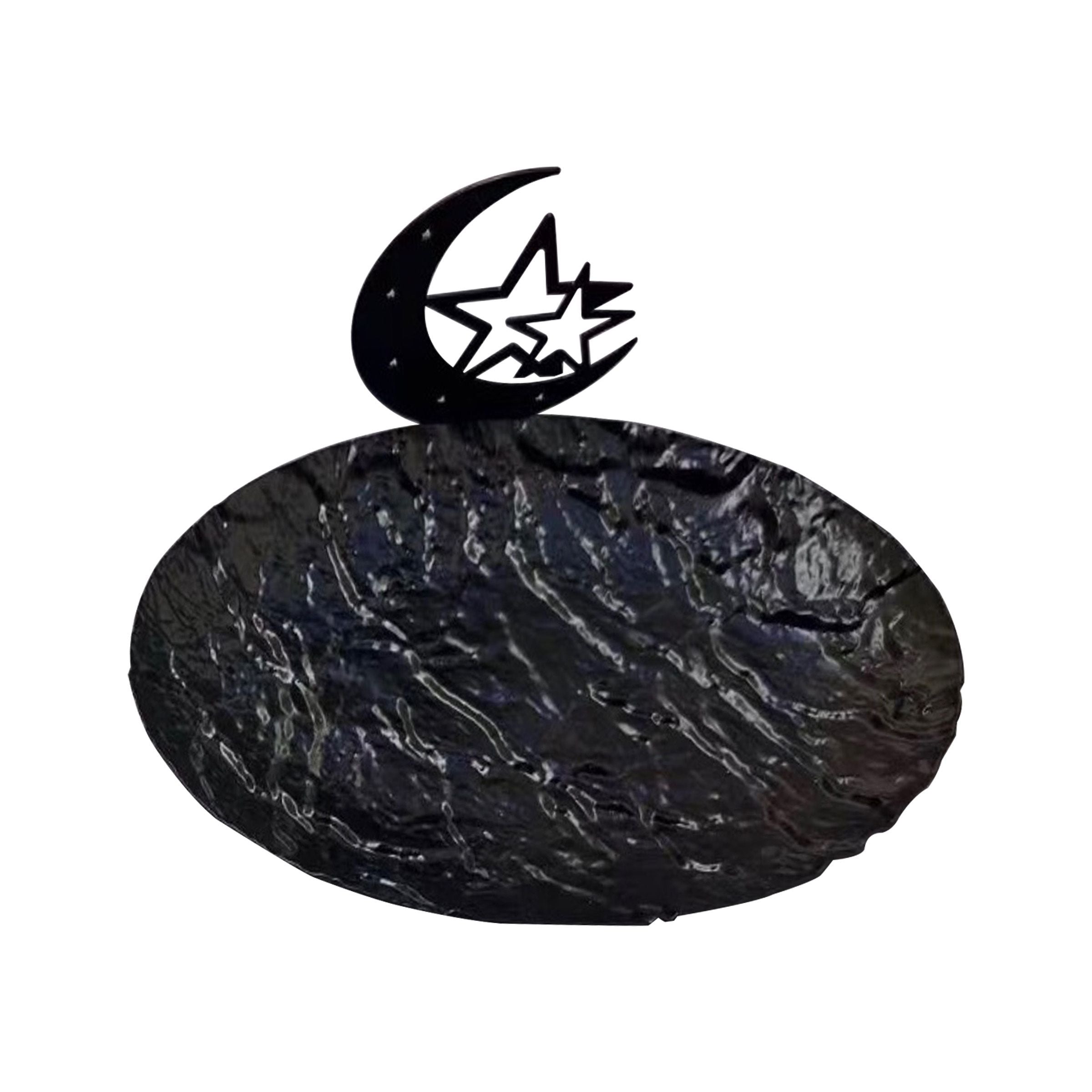 Ramadan Candy Tray Black 20x12cm (7.87x4.72inch) RM25-226