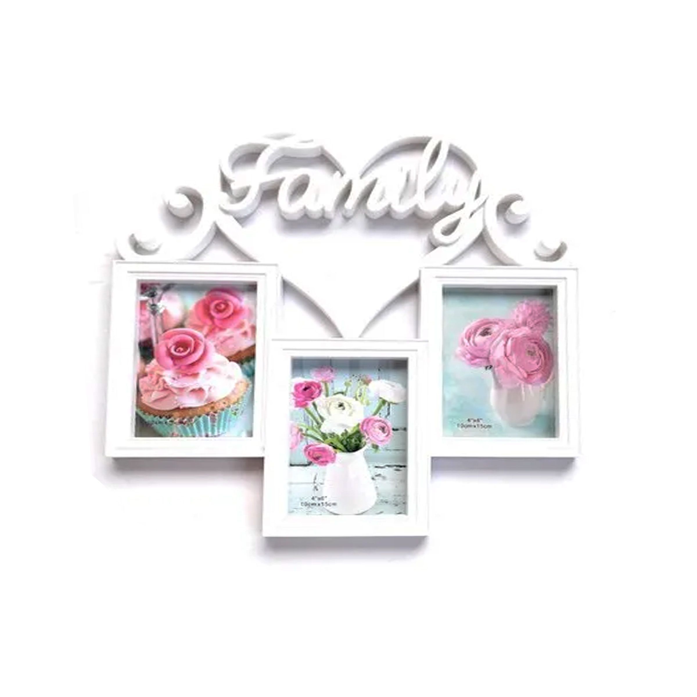 Picture Frame White/Copper F8203
