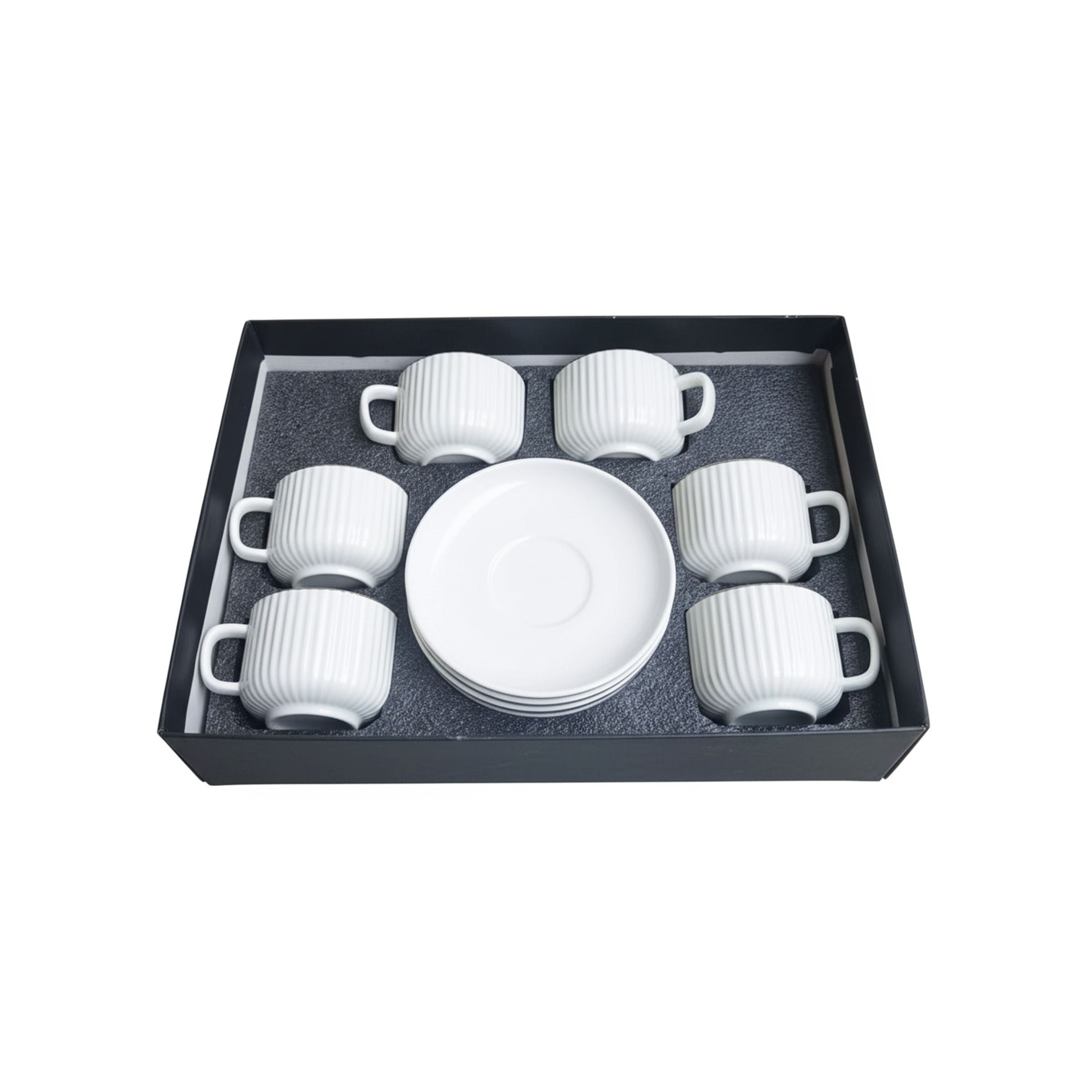 Coffee Cup Set 6Cups/Saucers-200ml 10632-8