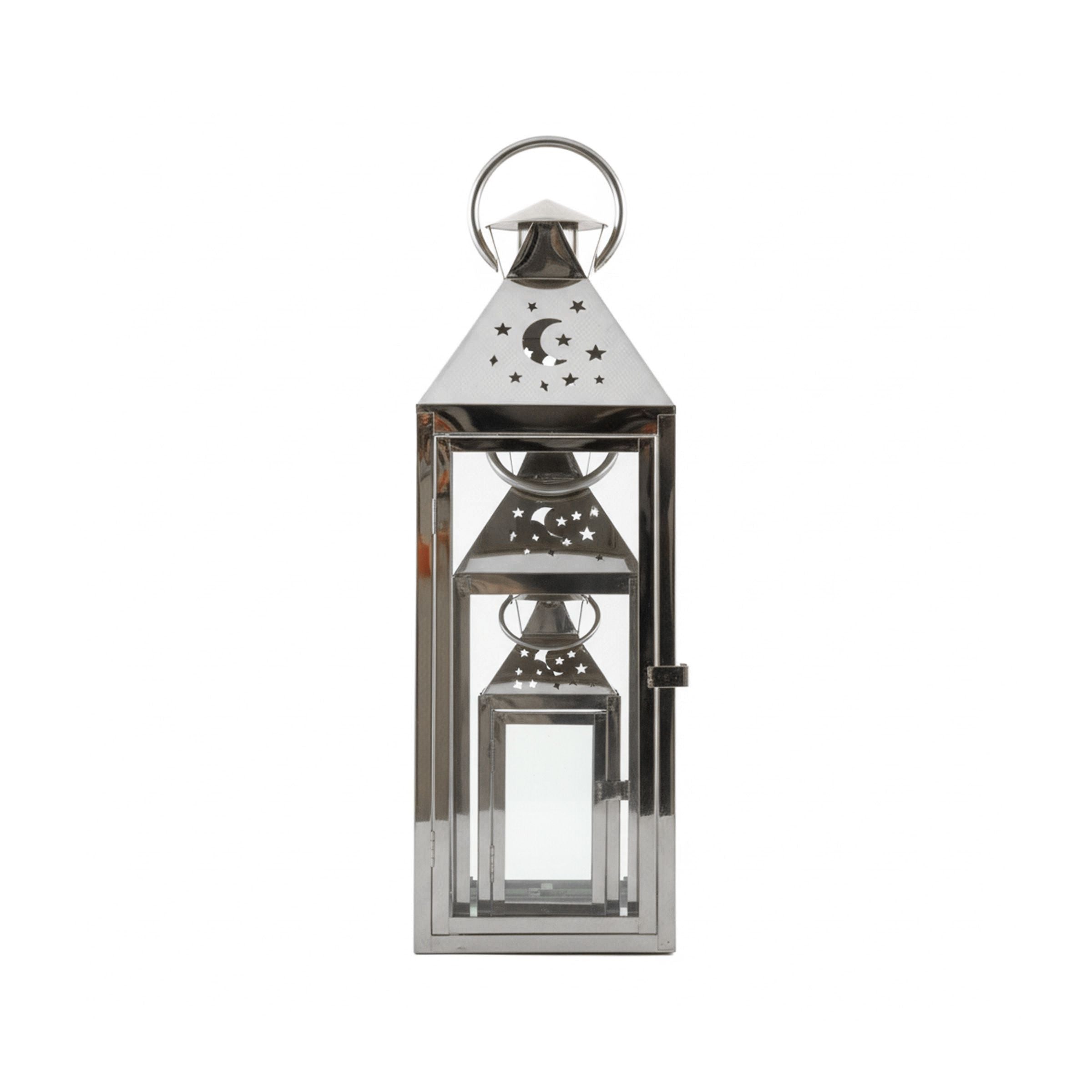 Ramadan Lantern Set 3Pcs Silver RM26-124