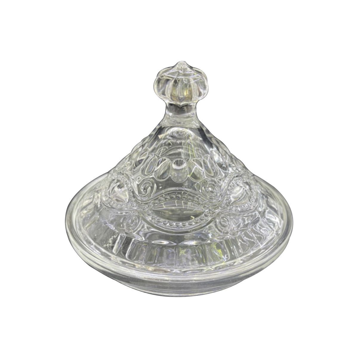 Glass Sugar Bowl 10cmx10cm / 4"x4"   TG113