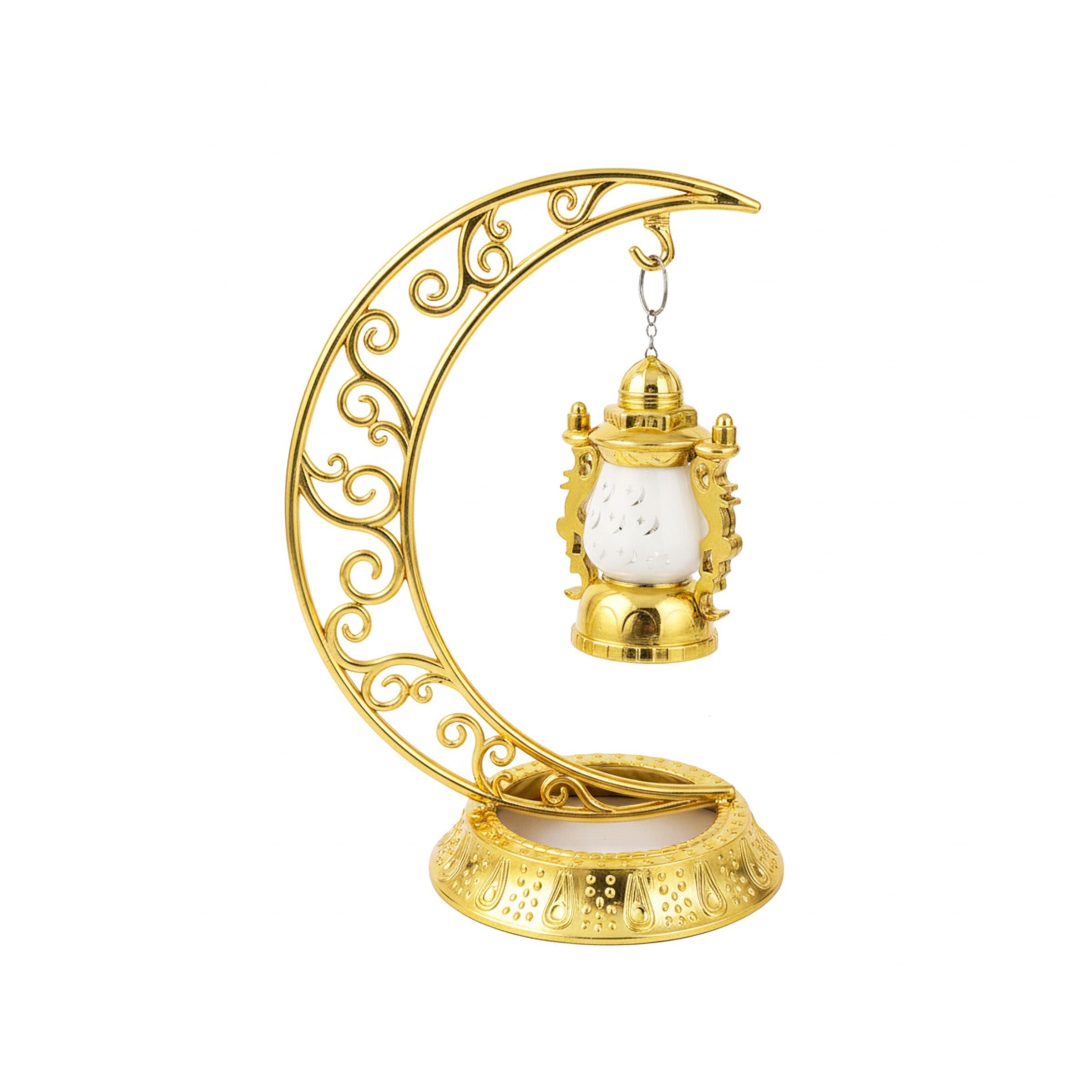 Ramadan Decor Crescent + LanternGold RM26-046
