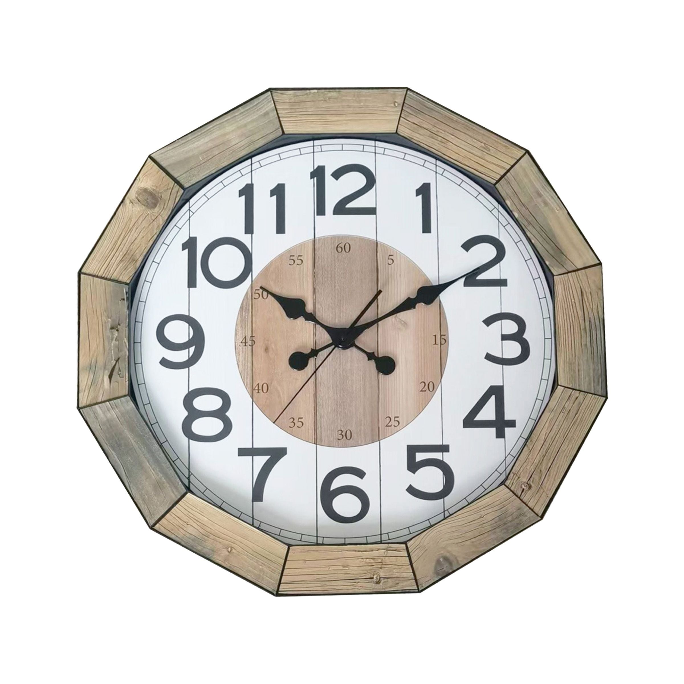 Wall Clock 60x60x4.3cm (23.62x23.62x1.69inch) 64008A-1