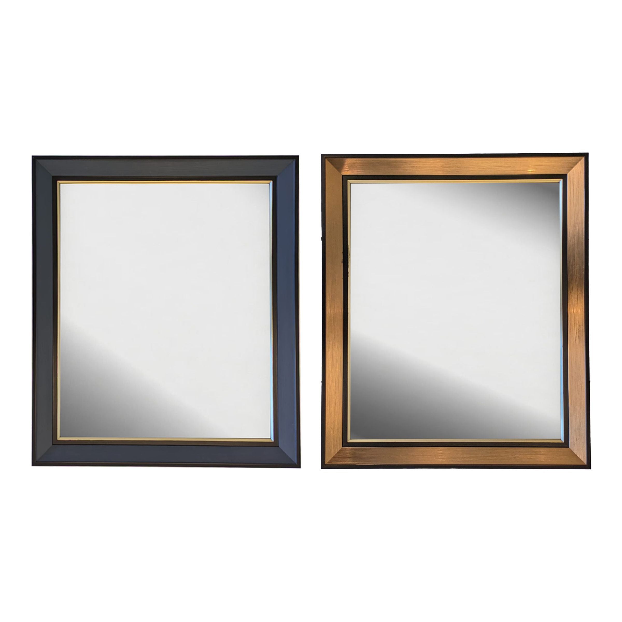Wall Mirror 50x60cm,Blue/Gold Mix Color MD88-48
