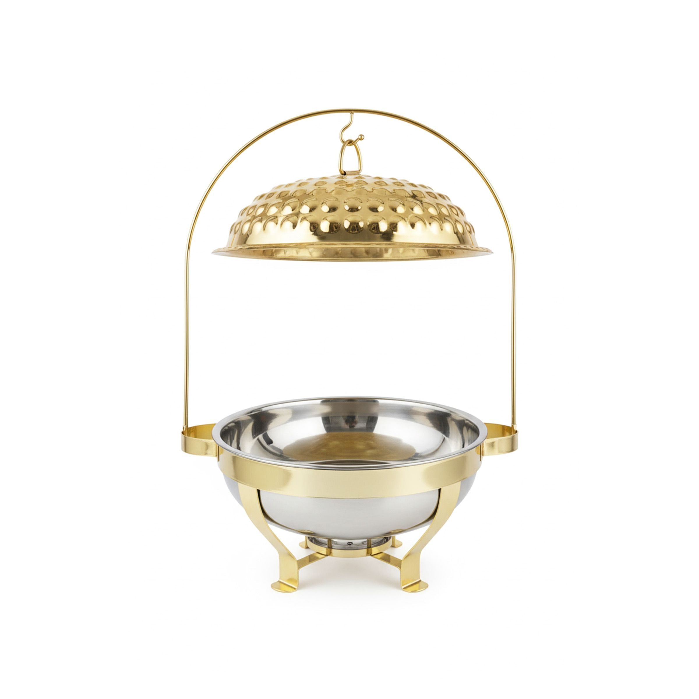 Chaffing Dish Gold 46x36x59cm(18.11x14.17x23.23inch)（6.0L) HFDZW-GF060