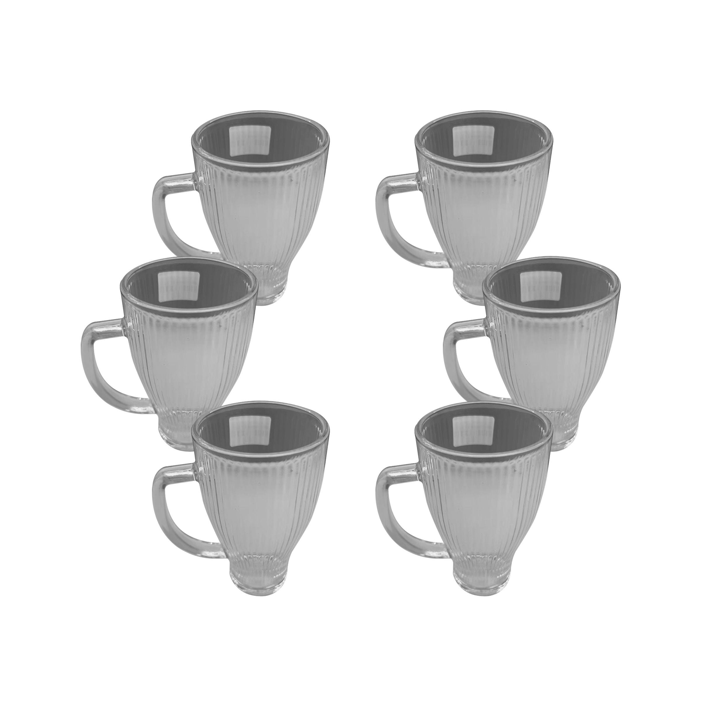 Glass Tea Cup 6 Set  ZB-134