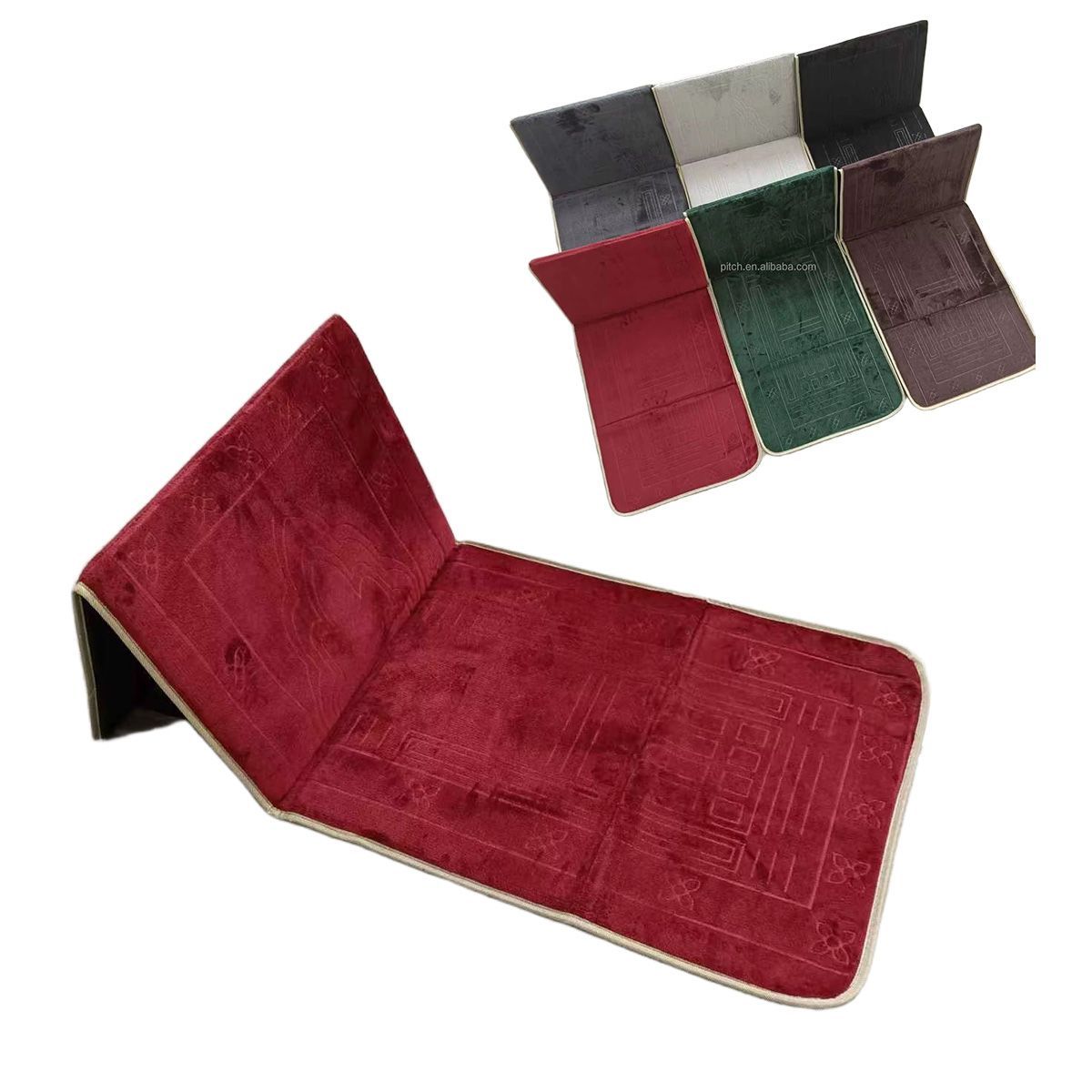 Prayer Matt with Back Rest  55x113cm (21.65x44.49inch) A20