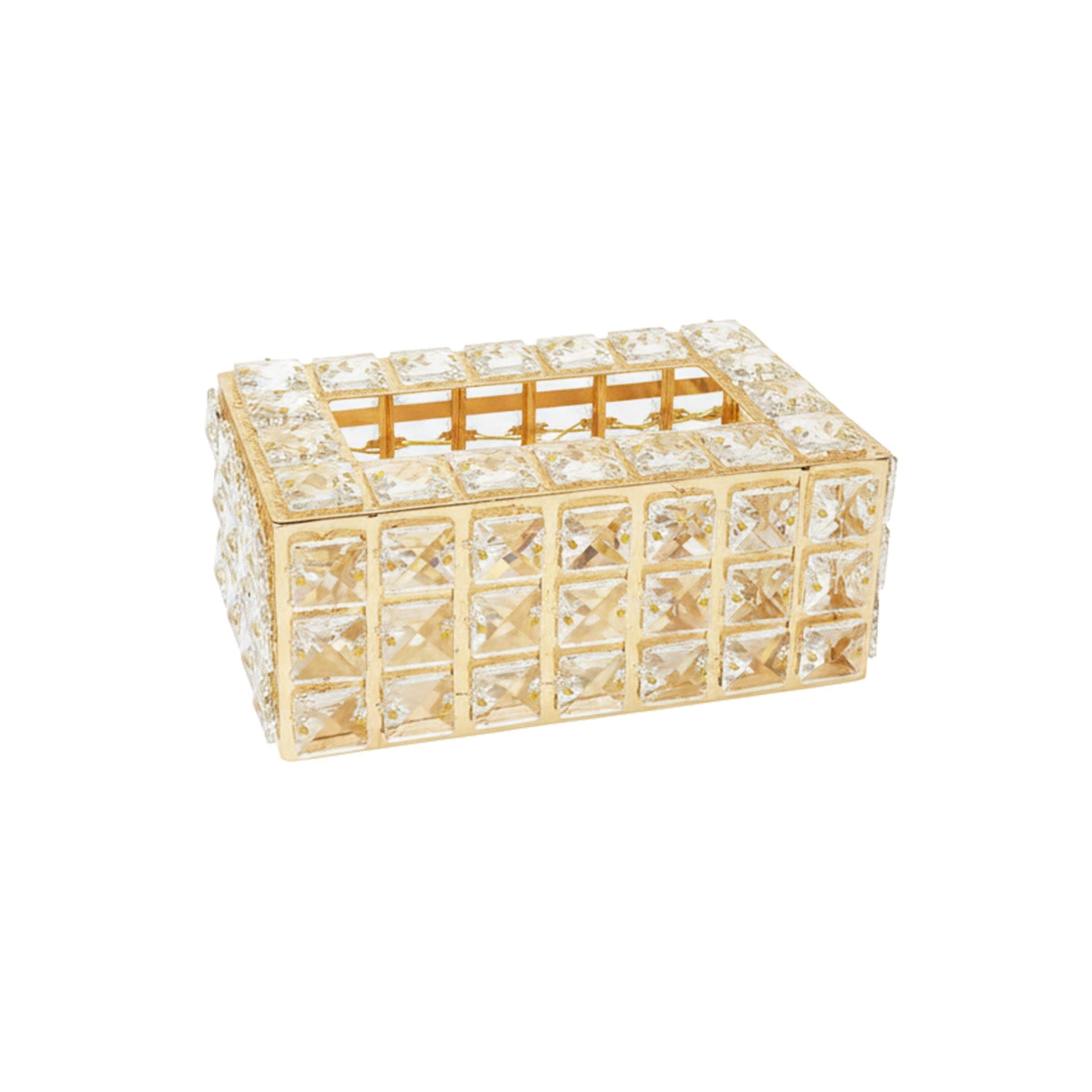 Crystal Tissue Box 24x11x9.5cm (9.45x4.33x3.74inch) T3008