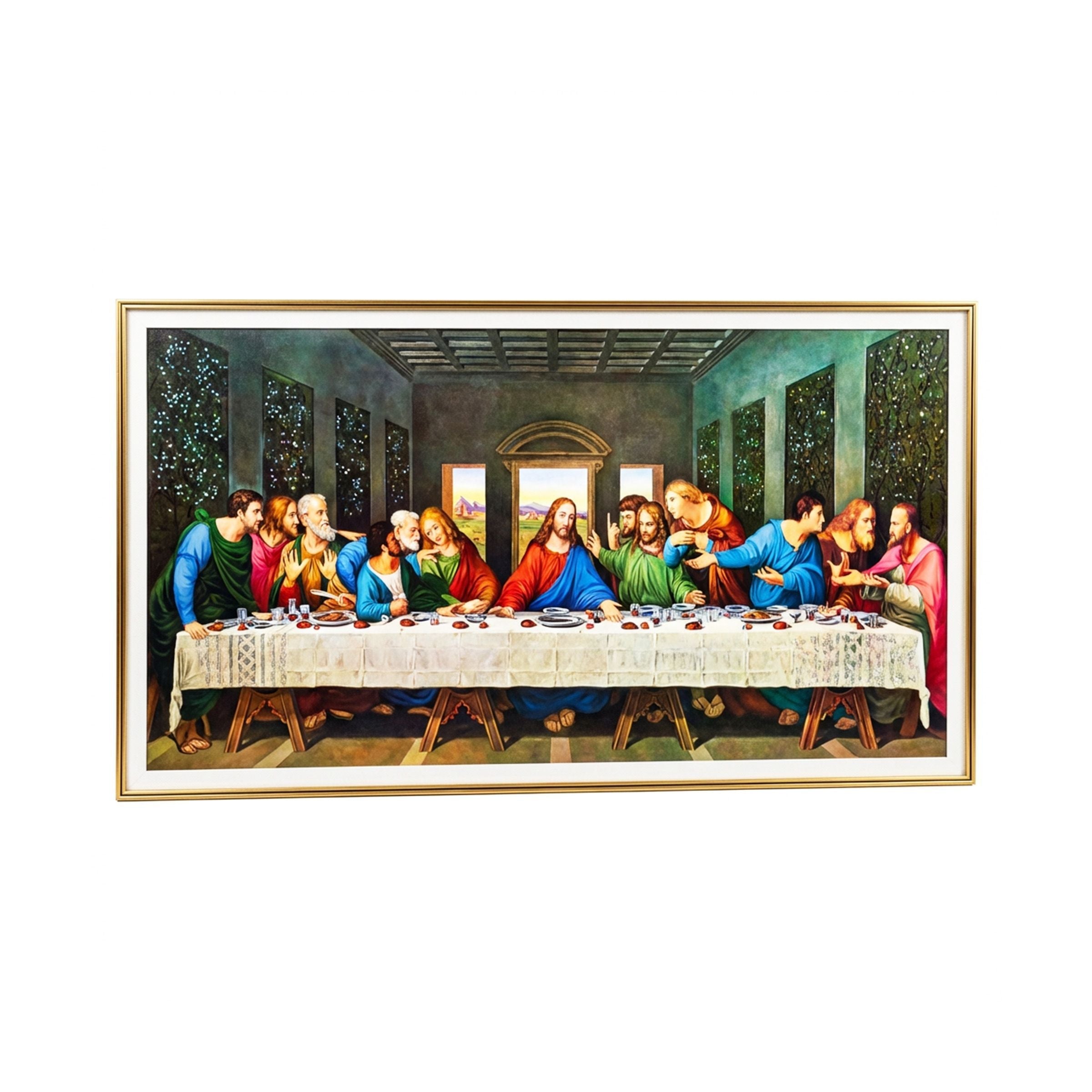 Wall Artthe Last Supper 120X60Cm (47.24X23.62Inch) Ppls-017