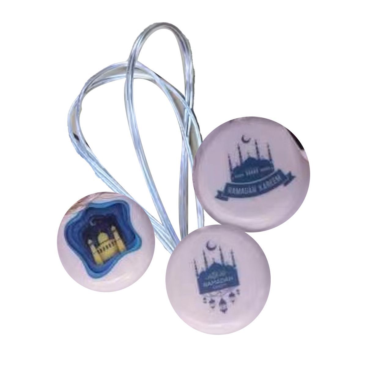 Ramadan LED String Light Colorful Mosque Design (20pcs light /warm light) RM25-361 10 FT
