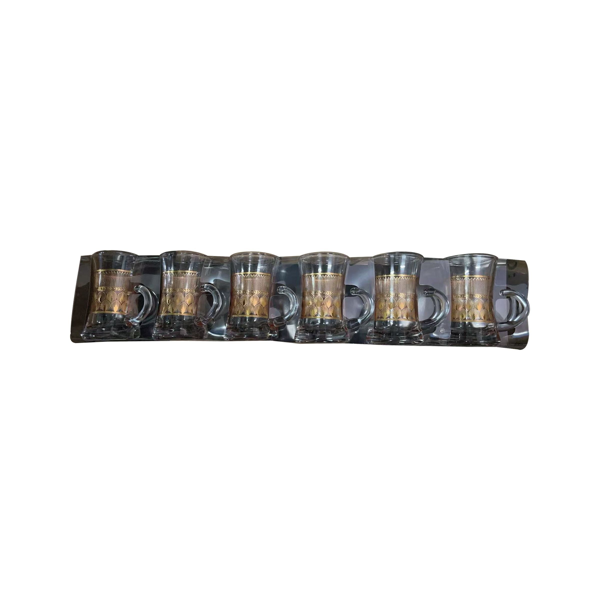 Glass Tea Cup 6Pcs Set 001-6