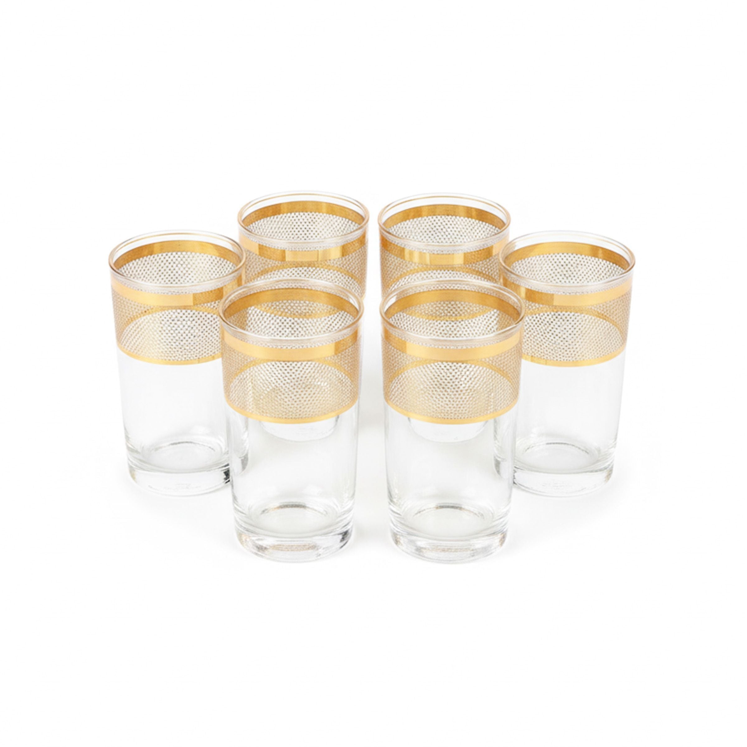 Glass Cup Set 6Pcs 8039-6-B130