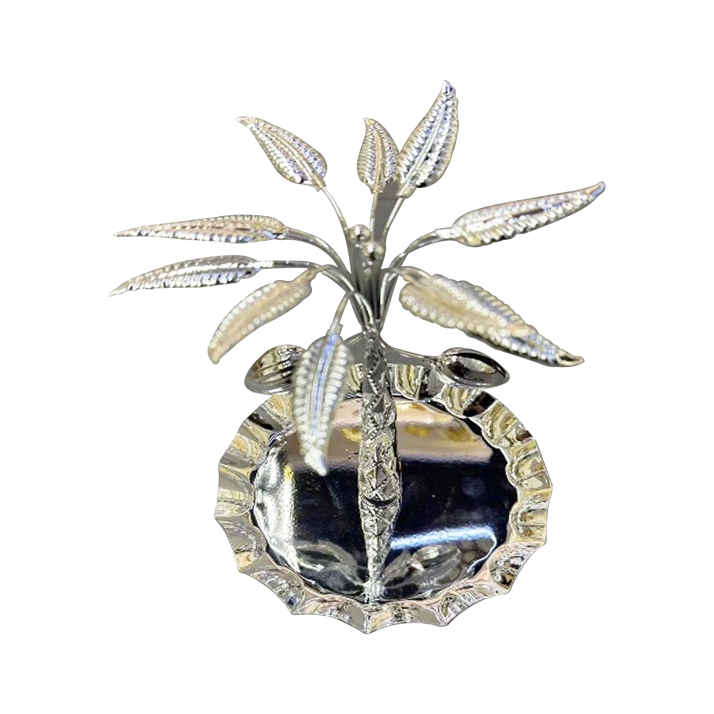 Candy Tray (Tree design) Silver 17cm - CT-17