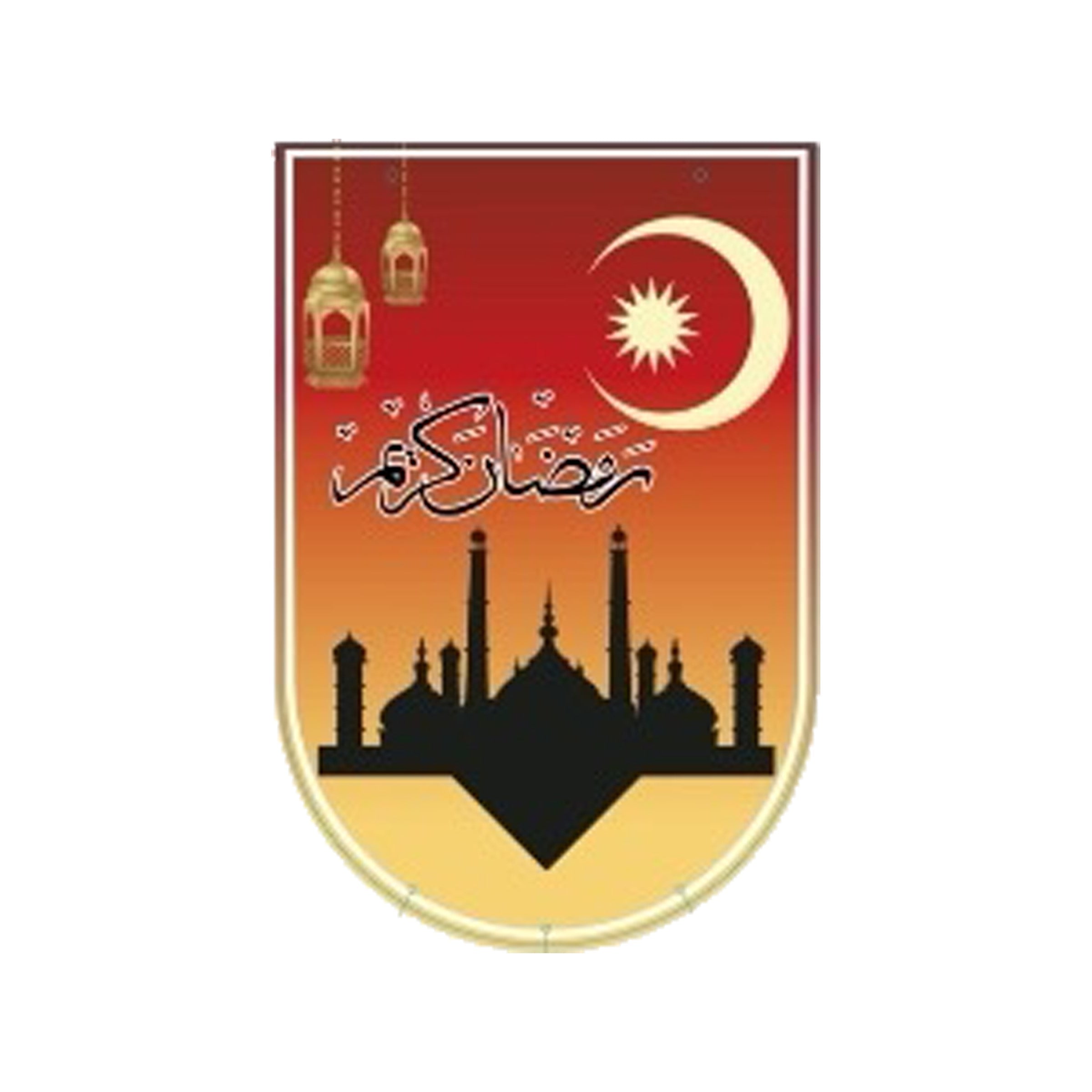 Ramadan Hanging Pendant-mix designs 20x30cm RM25-366