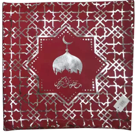 Ramadan Pillow(Red+Silver design)         PL43-RDS
