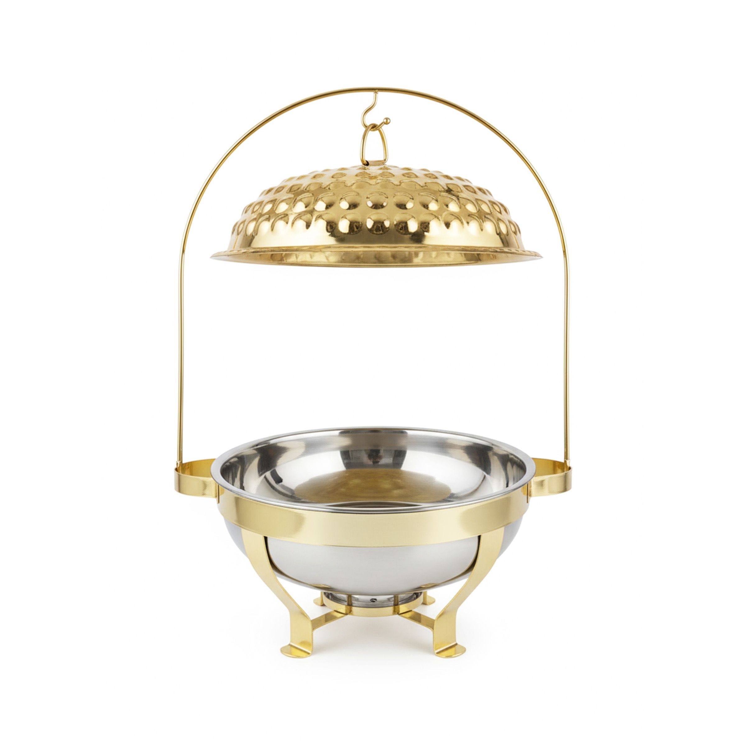 Chaffing Dish Gold 48x38x63cm(18.9x14.96x24.8inch)（8.0L) HFDZW-GF080