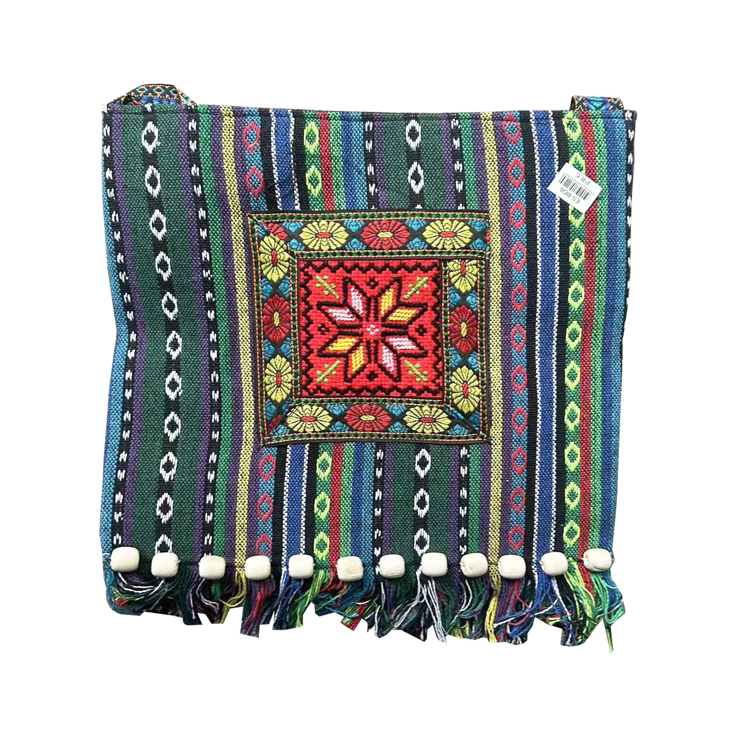 Heritage Woven Cloth Bag(with Bead)         ES-BG6