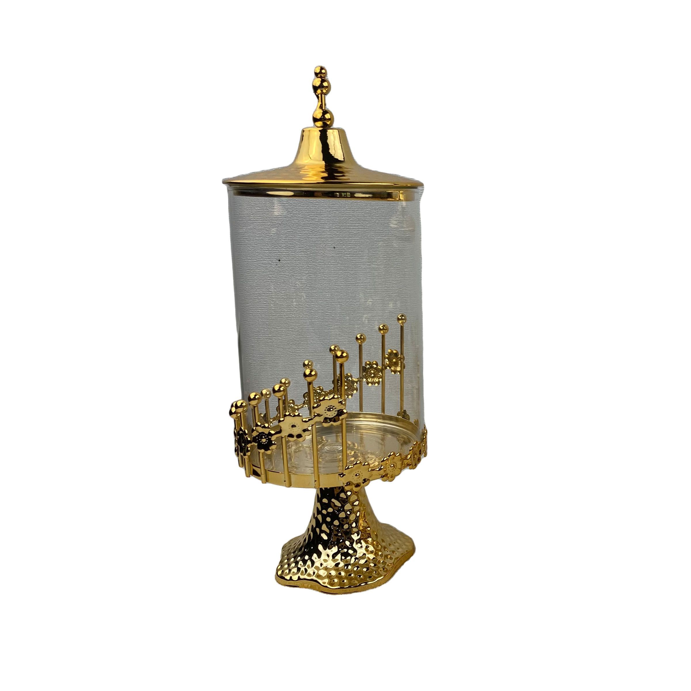 Candy Jar L size Gold Y-588A