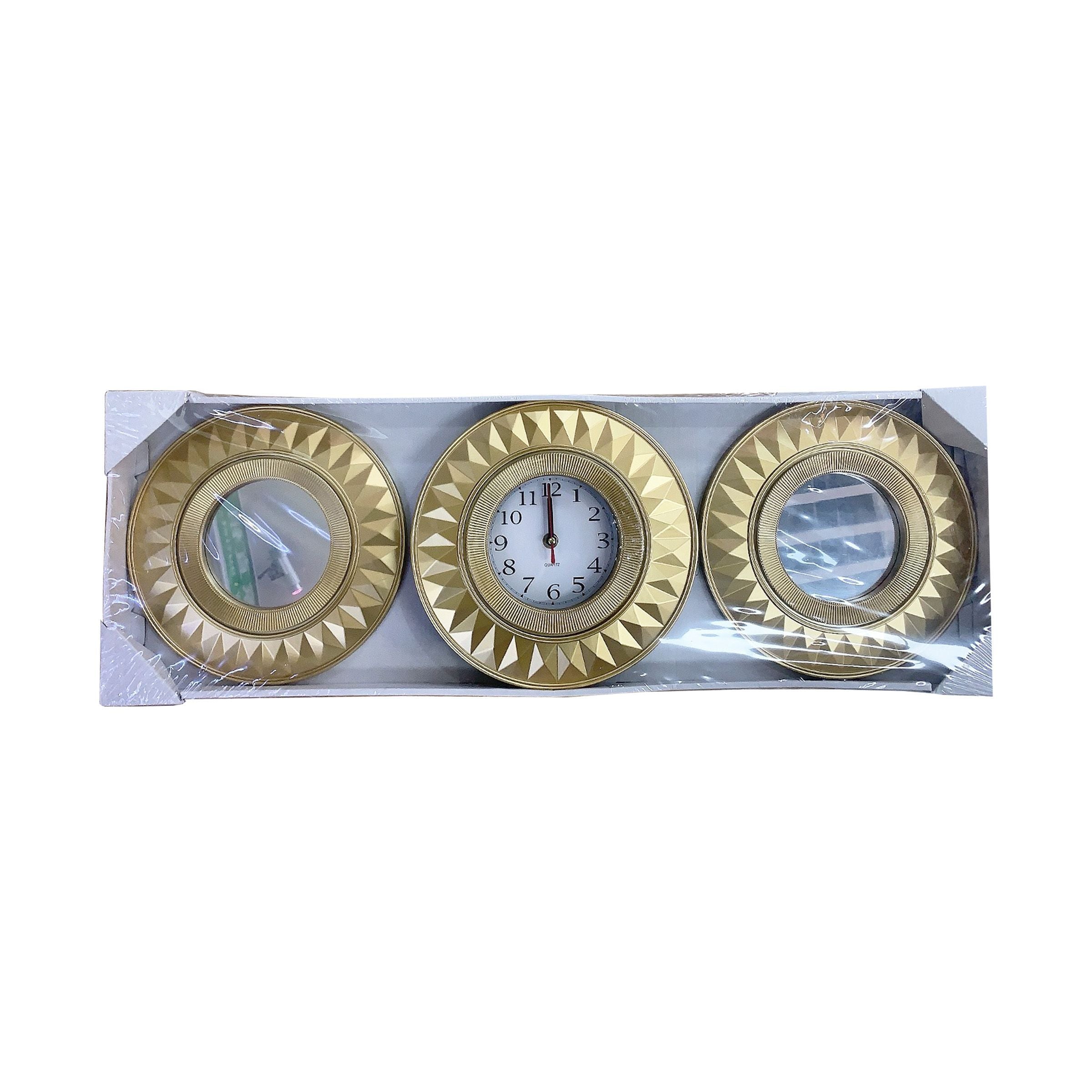 Wall Clock set Gold 216