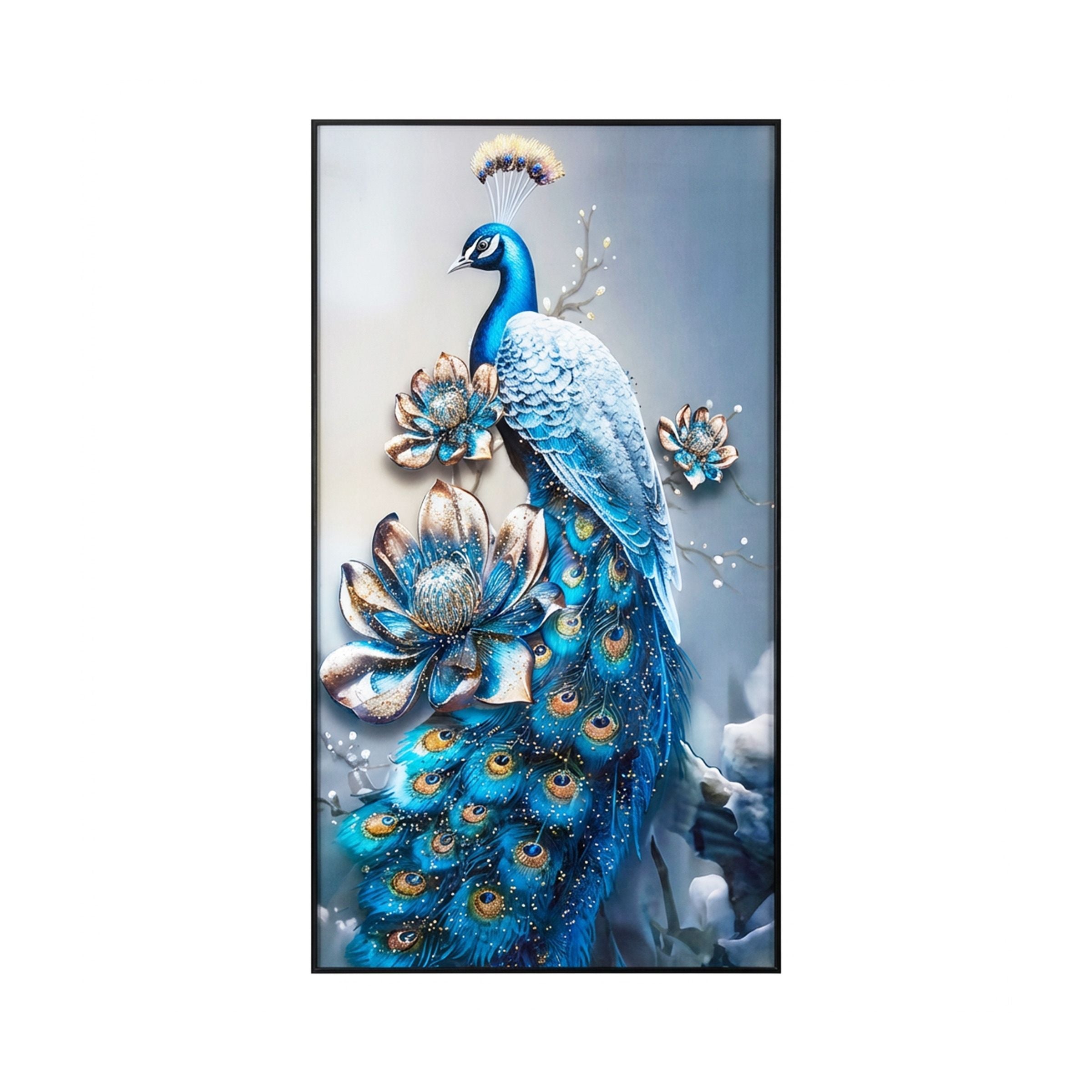 Wall Art (5Pcs Gold/4Pcs Silver Frame) 120X60Cm (47.24X23.62Inch) Ppck-010