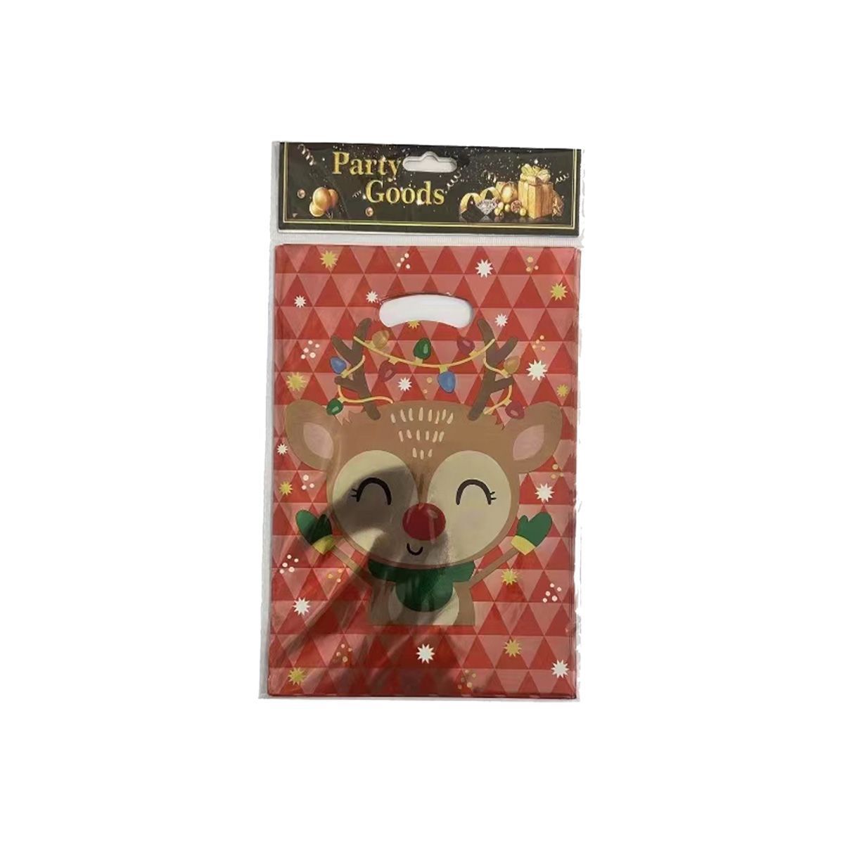 Aluminium Film Christmas Gift Bag 17x25cm / 7"x10" 10Pcs/Pack DSD-01