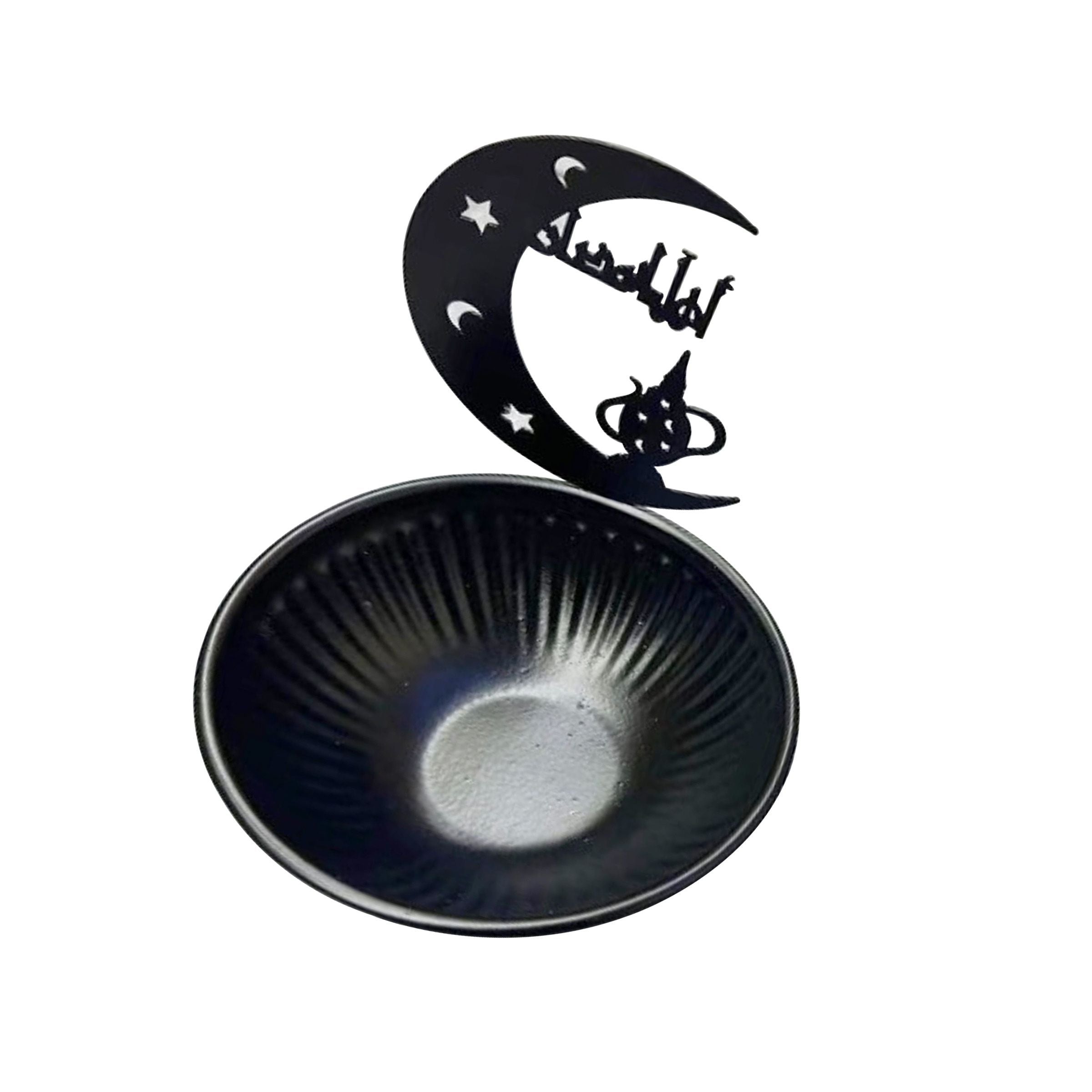 Ramadan Candy Bowl Black 10cm (3.94inch) RM25-223