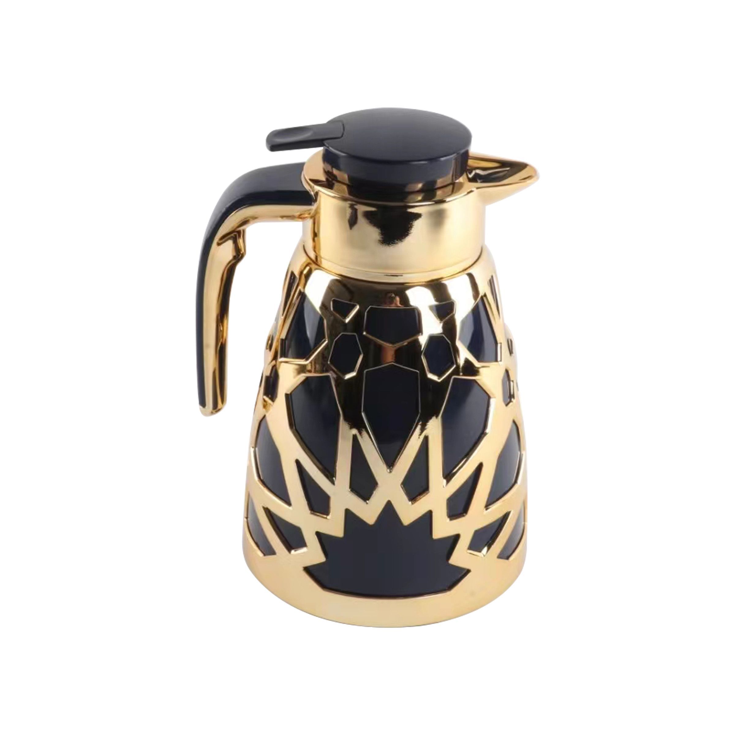 Vacuum Flask 1L Black+Gold Color QLH-10B-CT