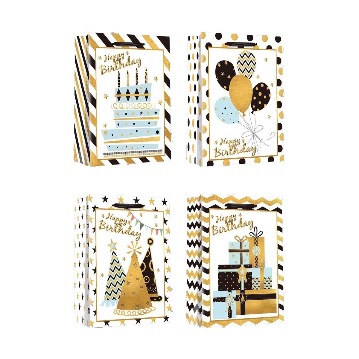 Gift Bag 44x31x12cm / 17"x12"x5" 12Pcs/Pack mix 4 designs GB-595
