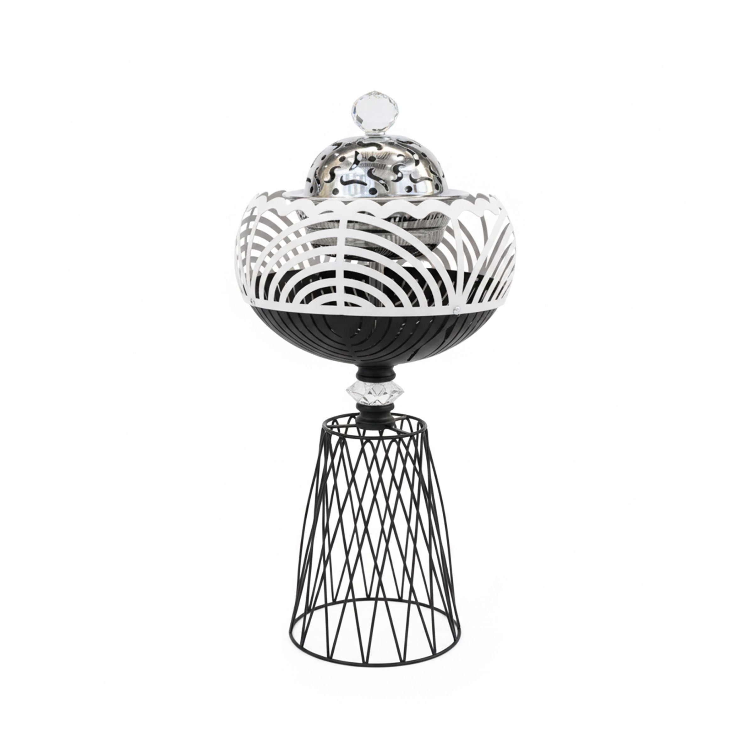 Incense Burner 60cm(23.62inch) Black+White. SJ-5056