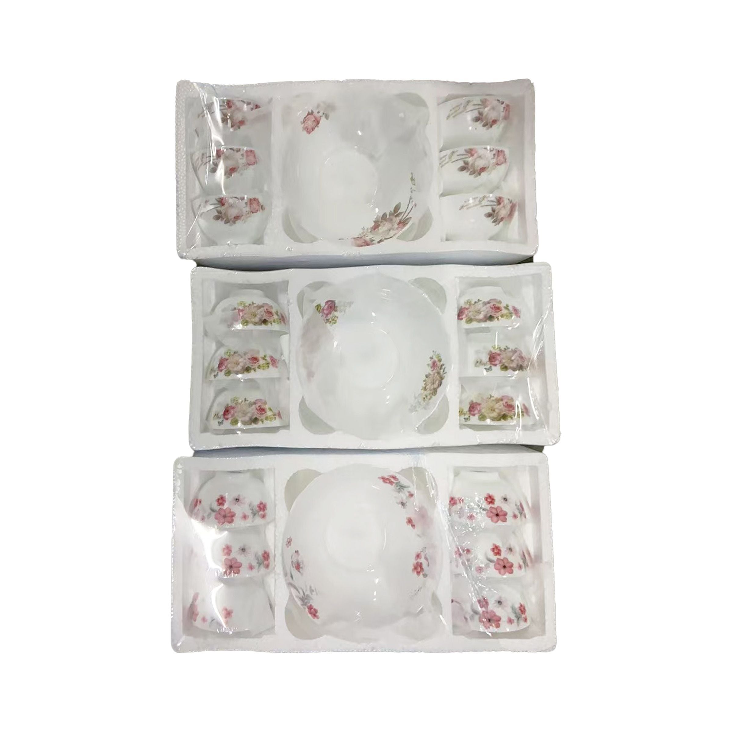 Soup Bowl 7Pcs Set 1 Large 6 Small Mix colors 9907B