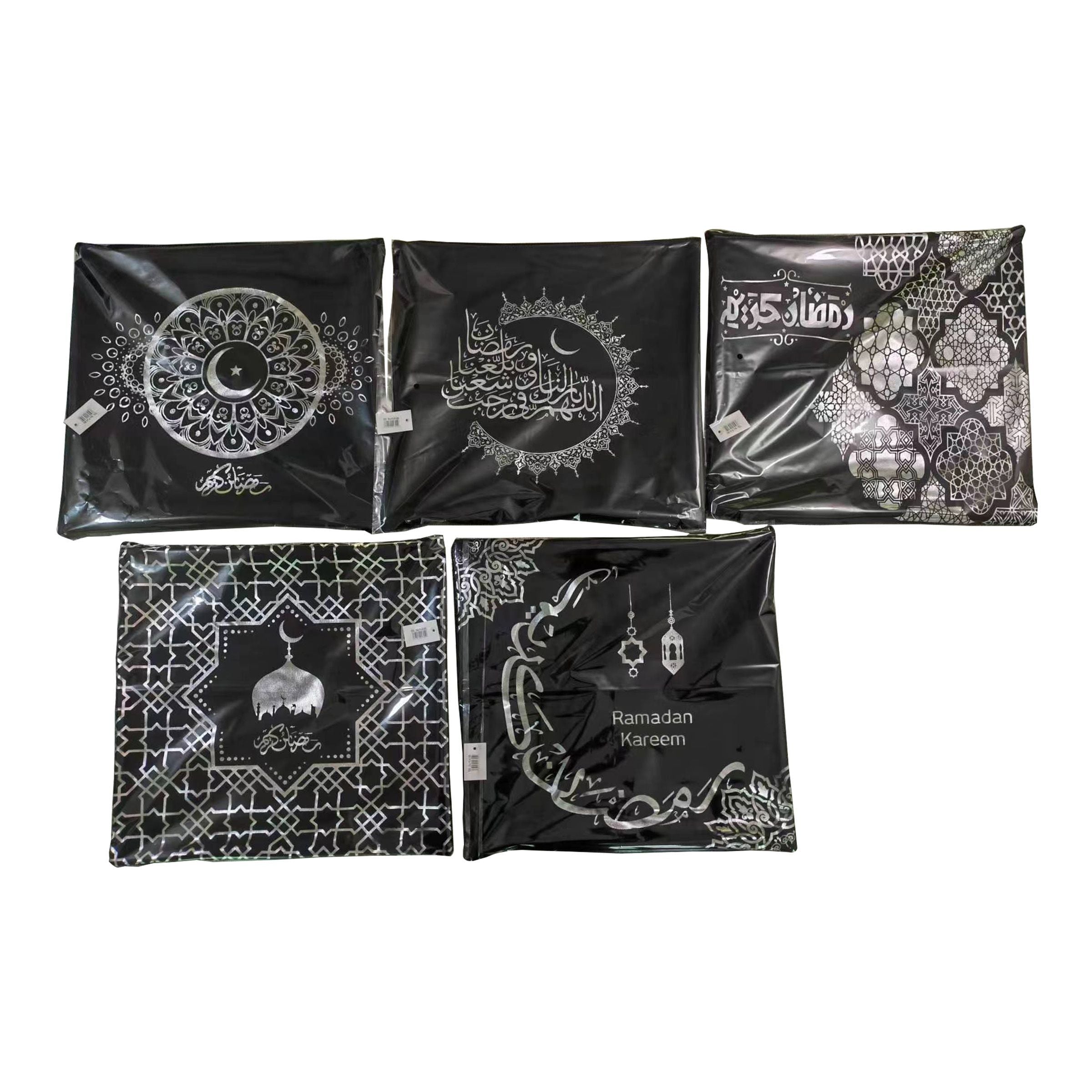 Ramadan Pillow(Black+Silver design) PL43-BS